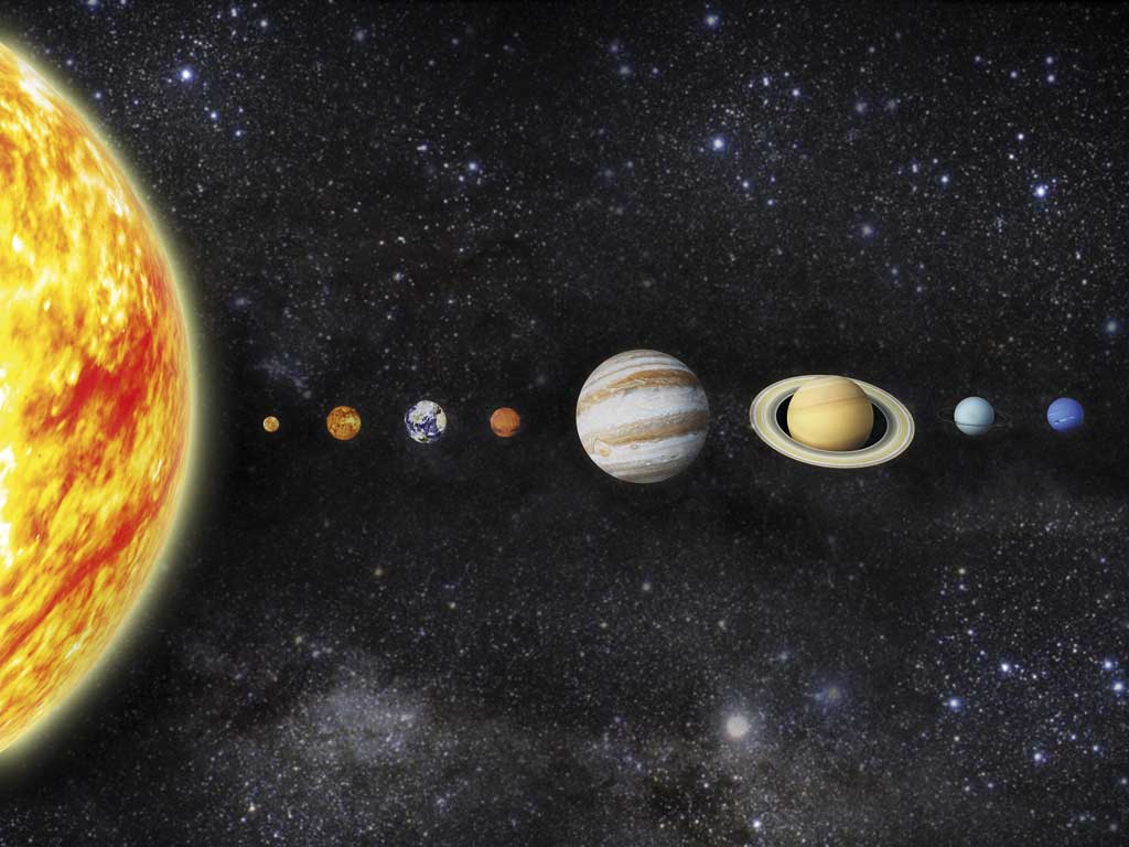 ¿cuál Es El Planeta Más Próximo Al Sol ¿cuál Es El - Solar System Side View , HD Wallpaper & Backgrounds