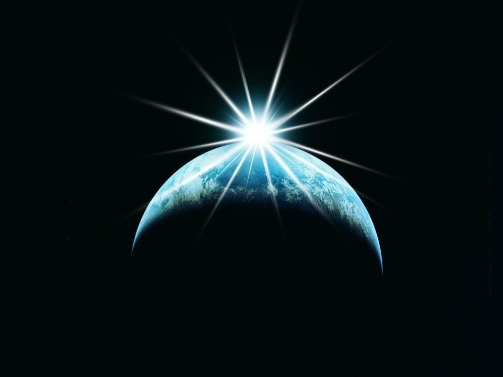 La Tierra Vista Desde El Espacio - Light Shining On Earth , HD Wallpaper & Backgrounds