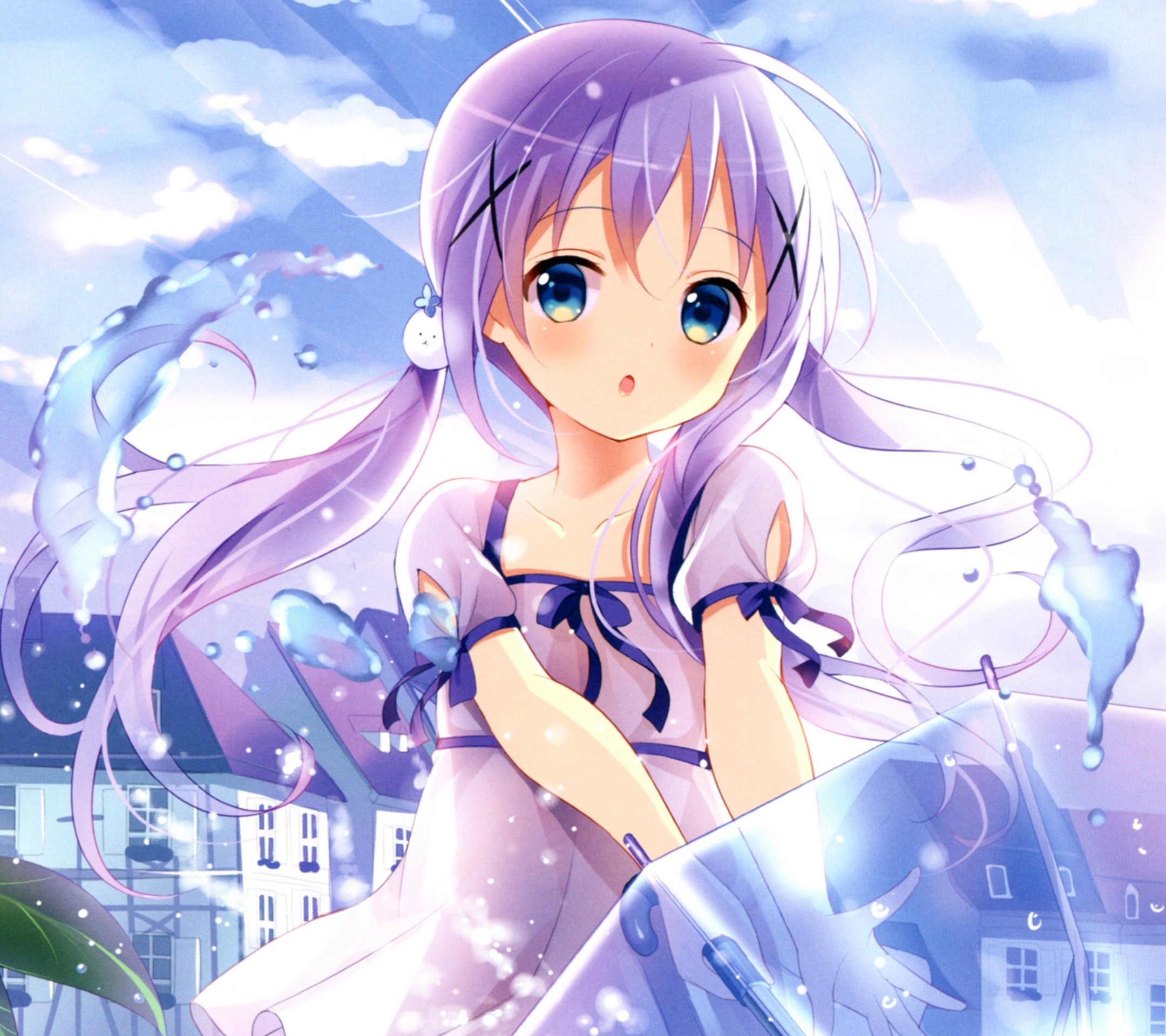 Gochumon Wa Usagi Desu Ka Chino Kafu - Order A Rabbit Chino , HD Wallpaper & Backgrounds