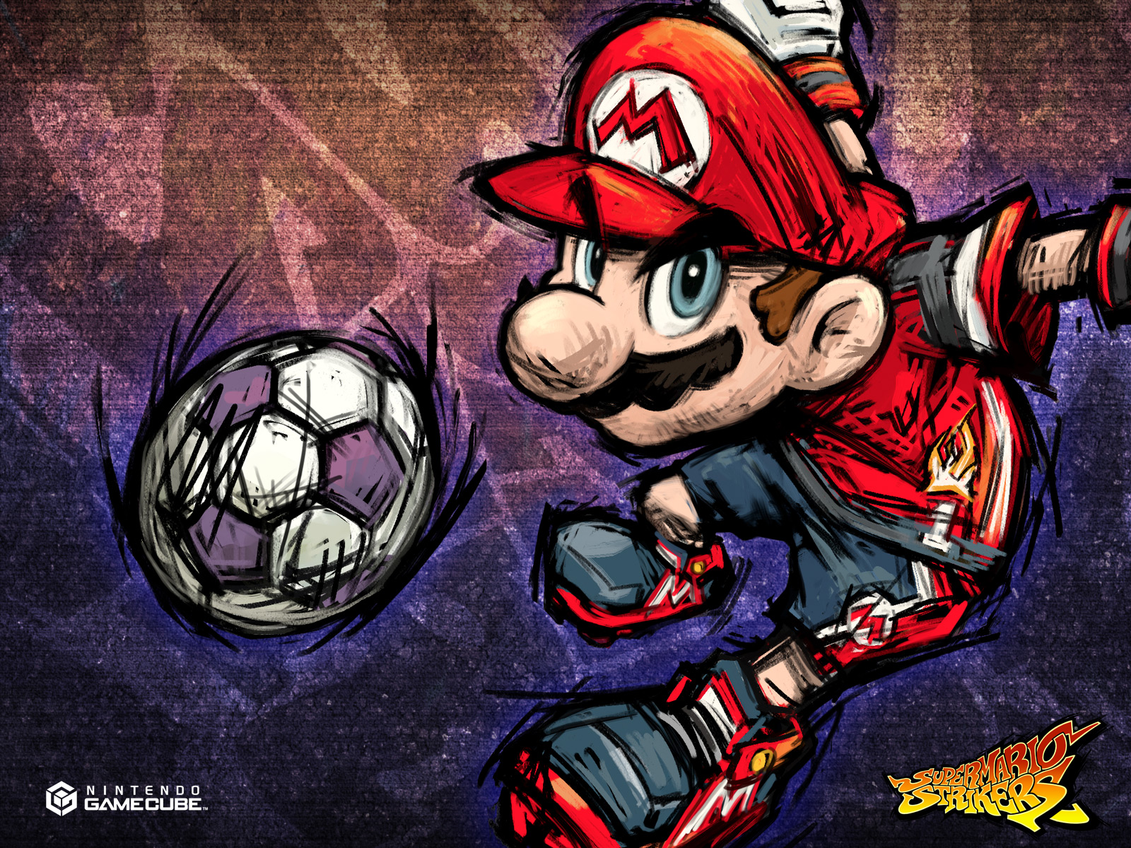 Super Mario Strikers Wallpaper And Background Image - Super Mario Strikers , HD Wallpaper & Backgrounds