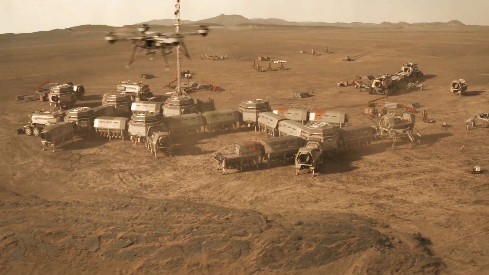Human Base - Mars Colony , HD Wallpaper & Backgrounds