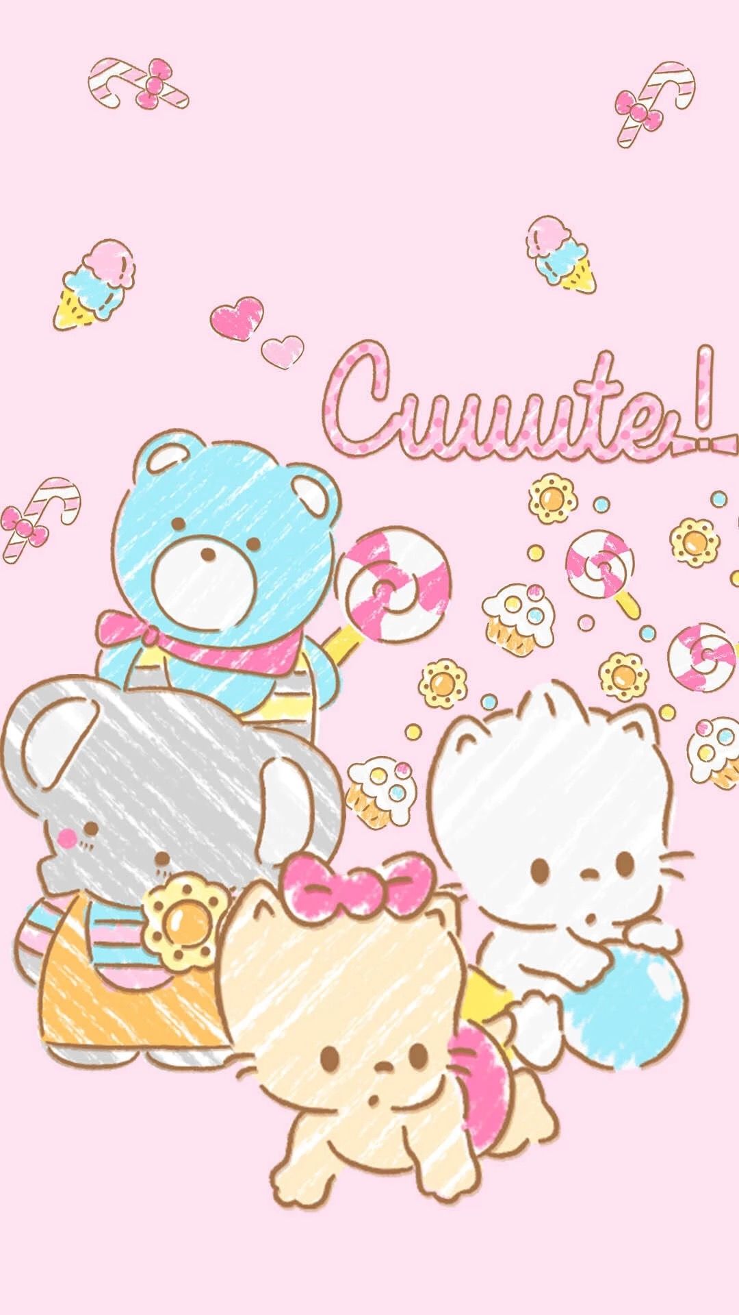 Cute Kawaii Iphone Wallpapers, Cool Iphone Wallpapers, - Cartoon , HD Wallpaper & Backgrounds