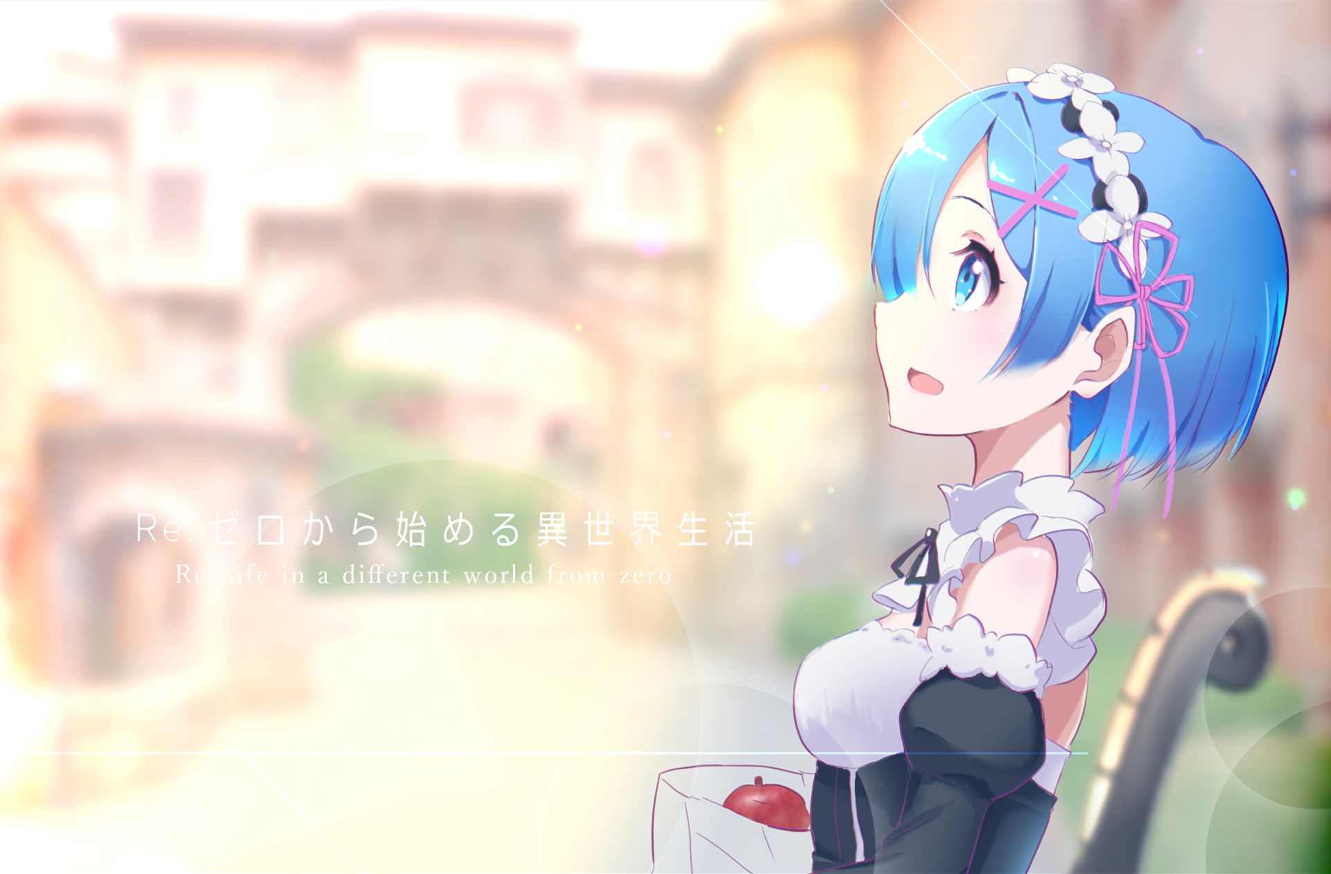 Hd Wallpaper - Re Zero Rem Hd , HD Wallpaper & Backgrounds