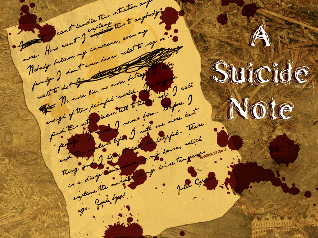 Many - Suicide Note , HD Wallpaper & Backgrounds