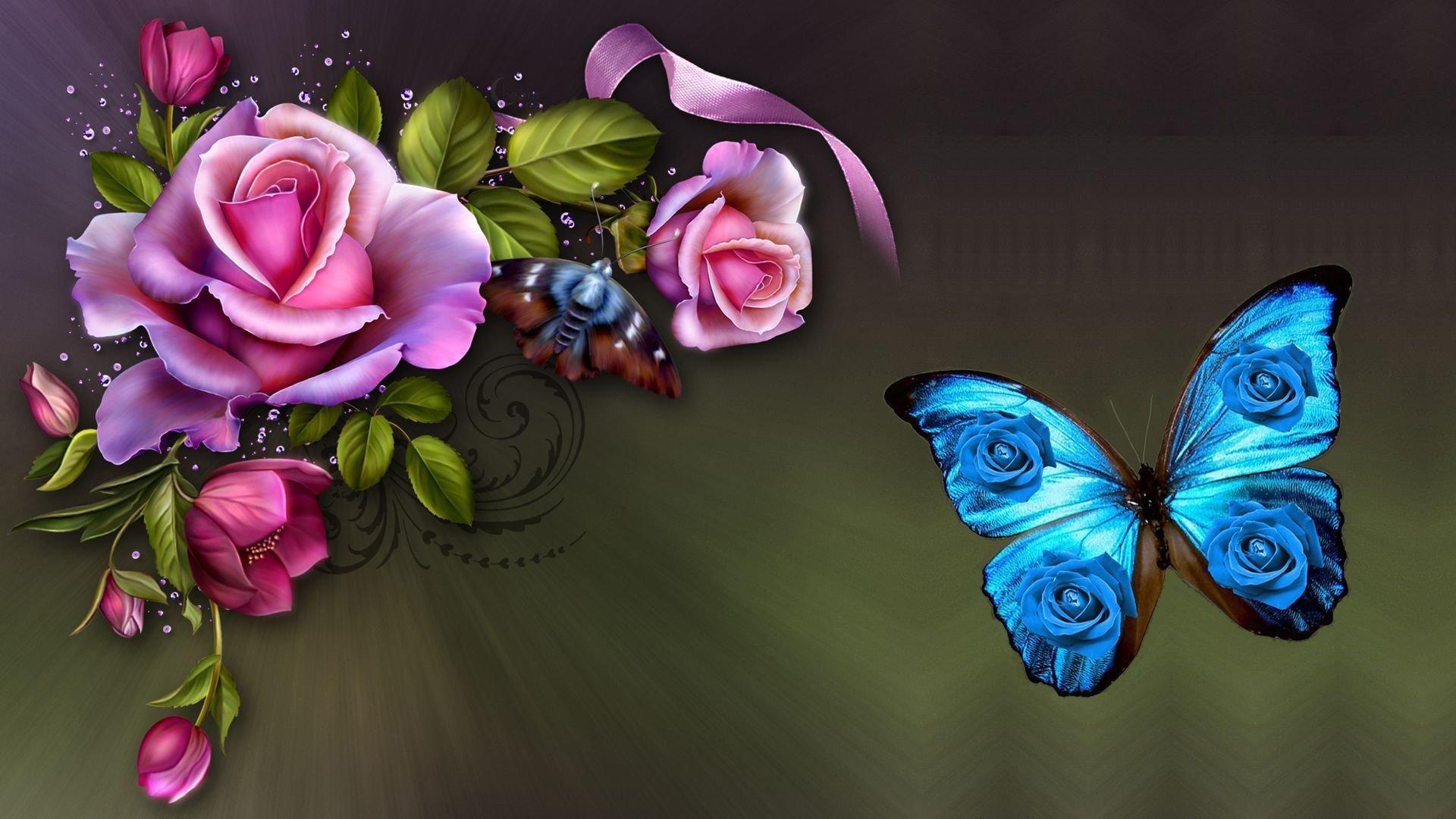 Fondos De Pantalla De Mariposas Wallpapers Hd Mariposas - Blue Butterfly Facebook Cover , HD Wallpaper & Backgrounds