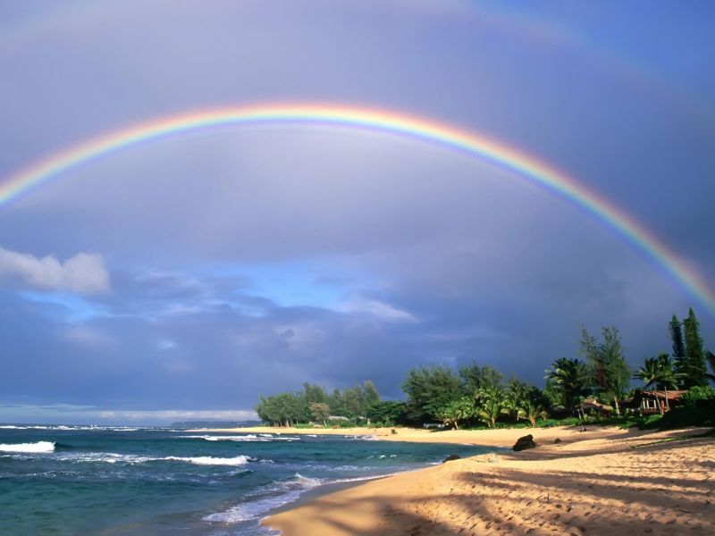 Arcoiris En La Isla - Double Rainbow , HD Wallpaper & Backgrounds