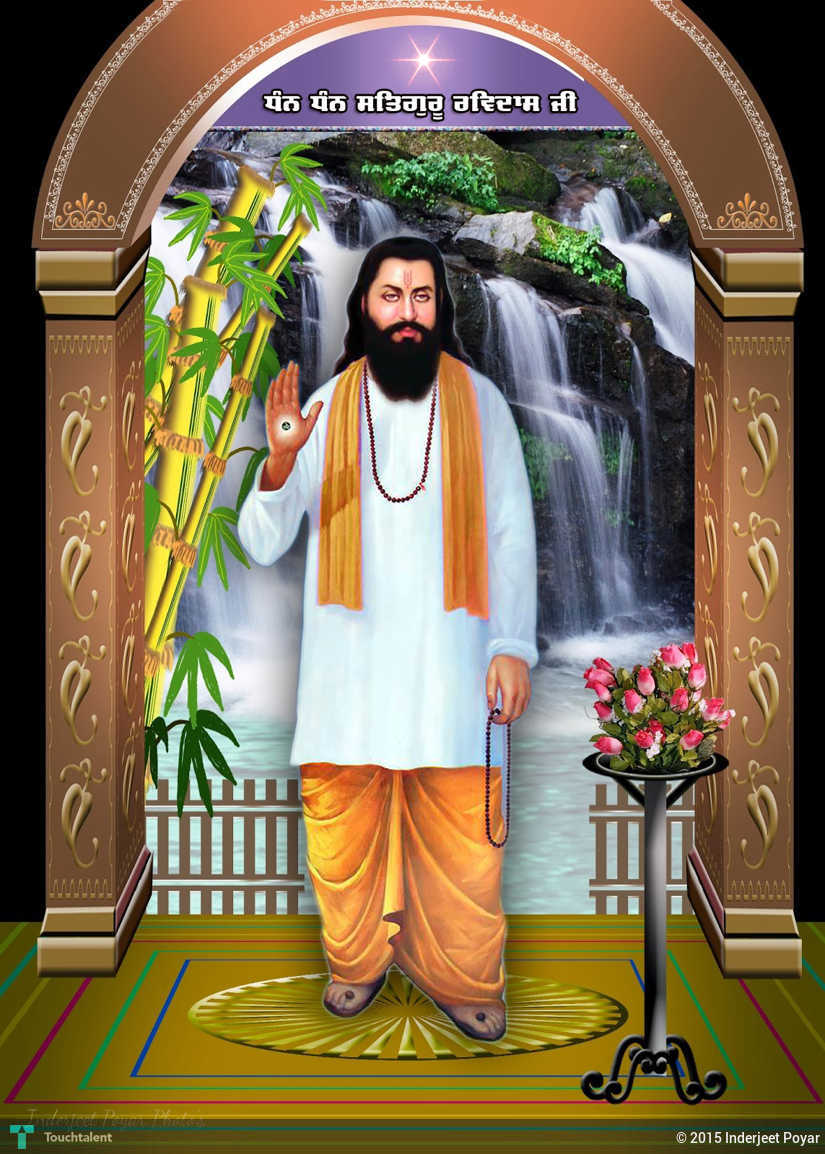 Satguru Ravidas Ji - Studio Background Psd Free Download , HD Wallpaper & Backgrounds