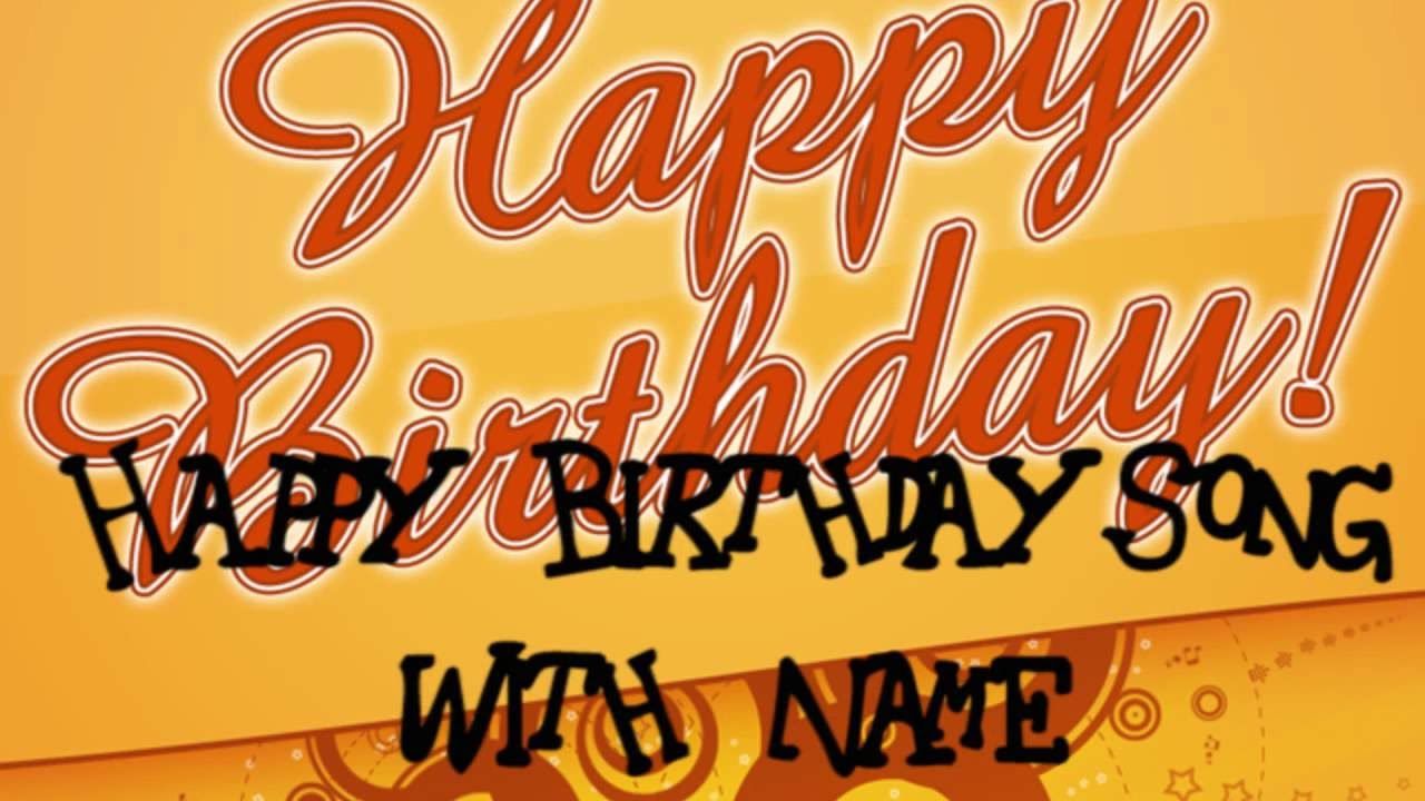 Happy Birthday Song With Name - Happy , HD Wallpaper & Backgrounds