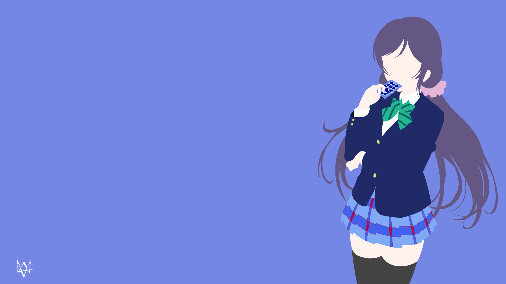 137kib, 1920x1080, Nozomi Tojo Love Live Minimalist - Love Live Minimalist , HD Wallpaper & Backgrounds