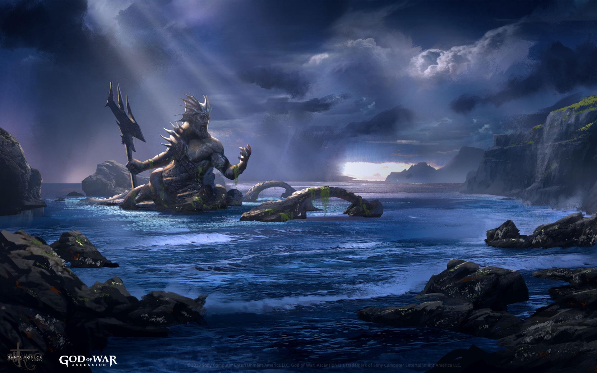 God Of War Ascension Wallpaper Papel De Parede - Monster Of The Ocean , HD Wallpaper & Backgrounds
