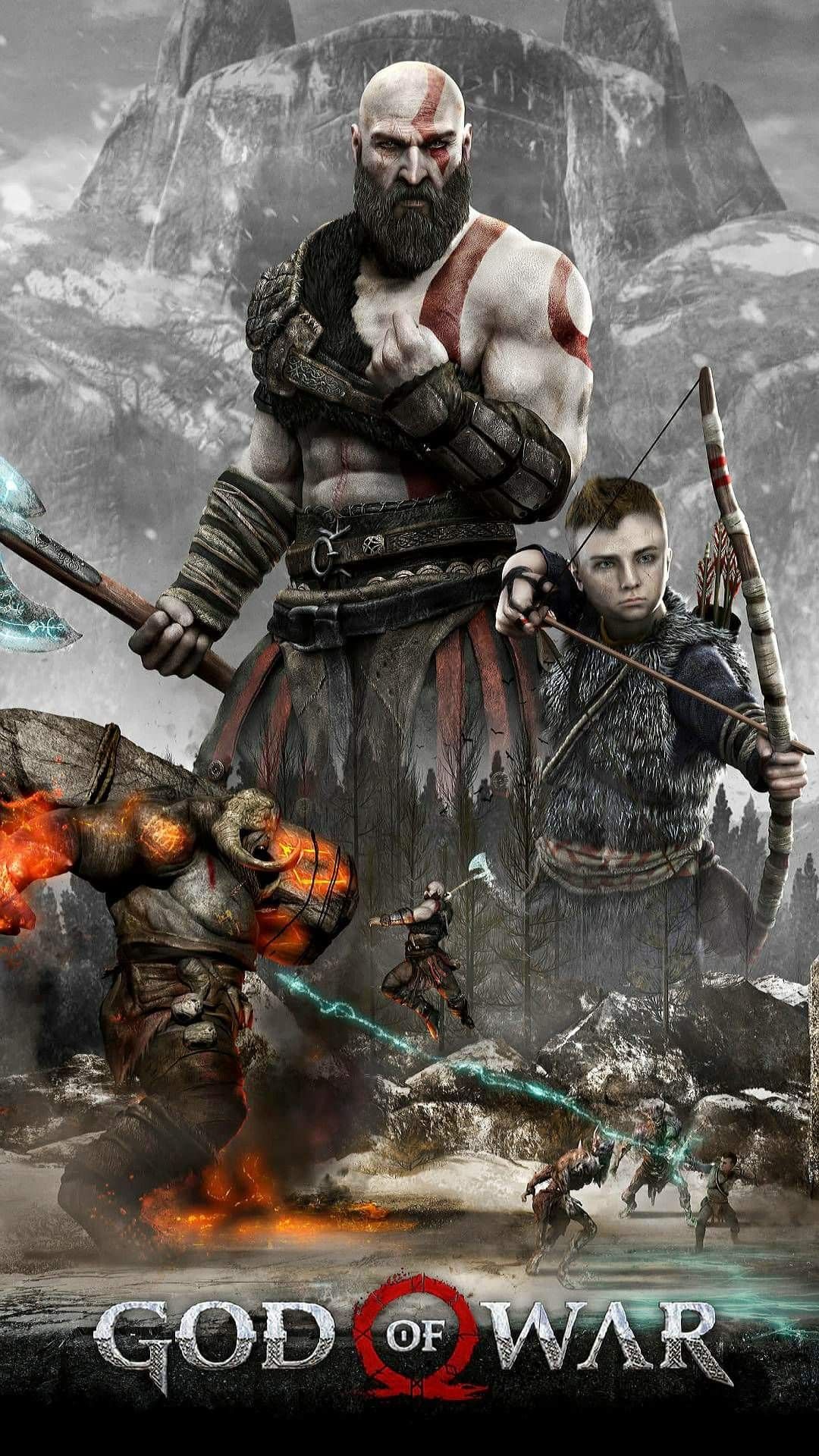 Games Gow 4, Video Game Posters, Video Game Art, Gaming - God Of War Wallpaper Phone , HD Wallpaper & Backgrounds