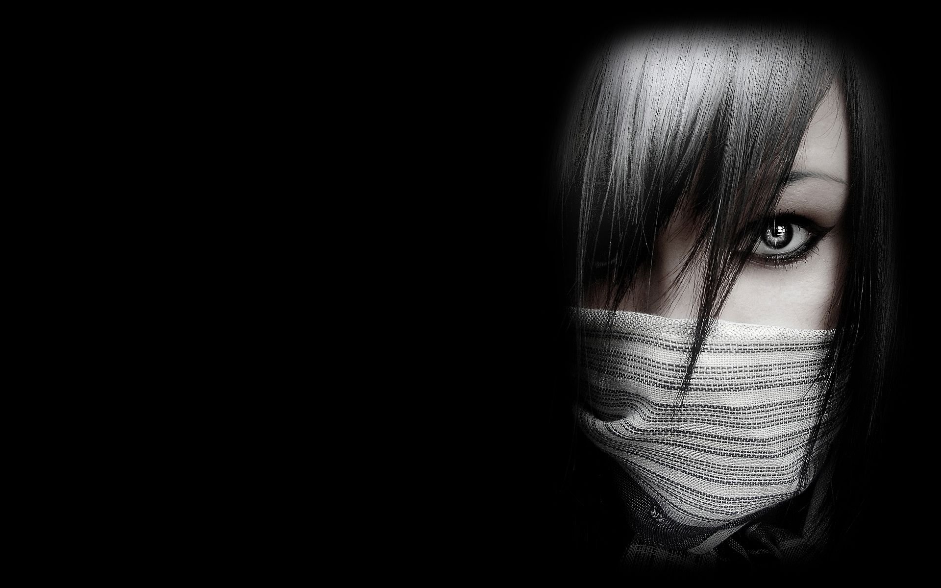 Emo Girl In The Shadows Wallpaper - Emo Girls , HD Wallpaper & Backgrounds