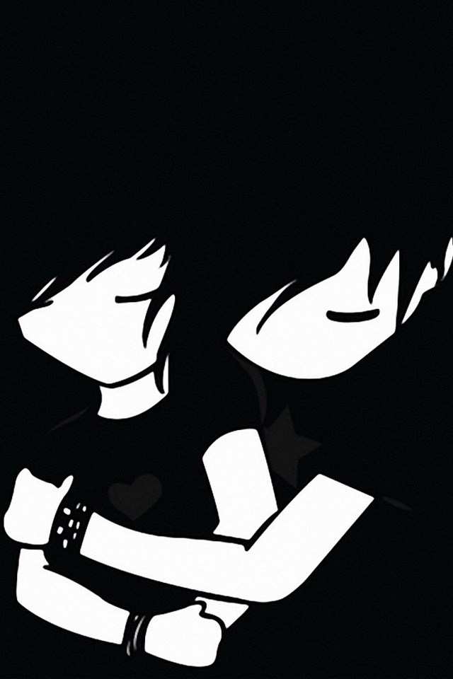 Imposing Design Emo Wallpaper Iphone New Boy And Girl - Will Never Let You Goo , HD Wallpaper & Backgrounds