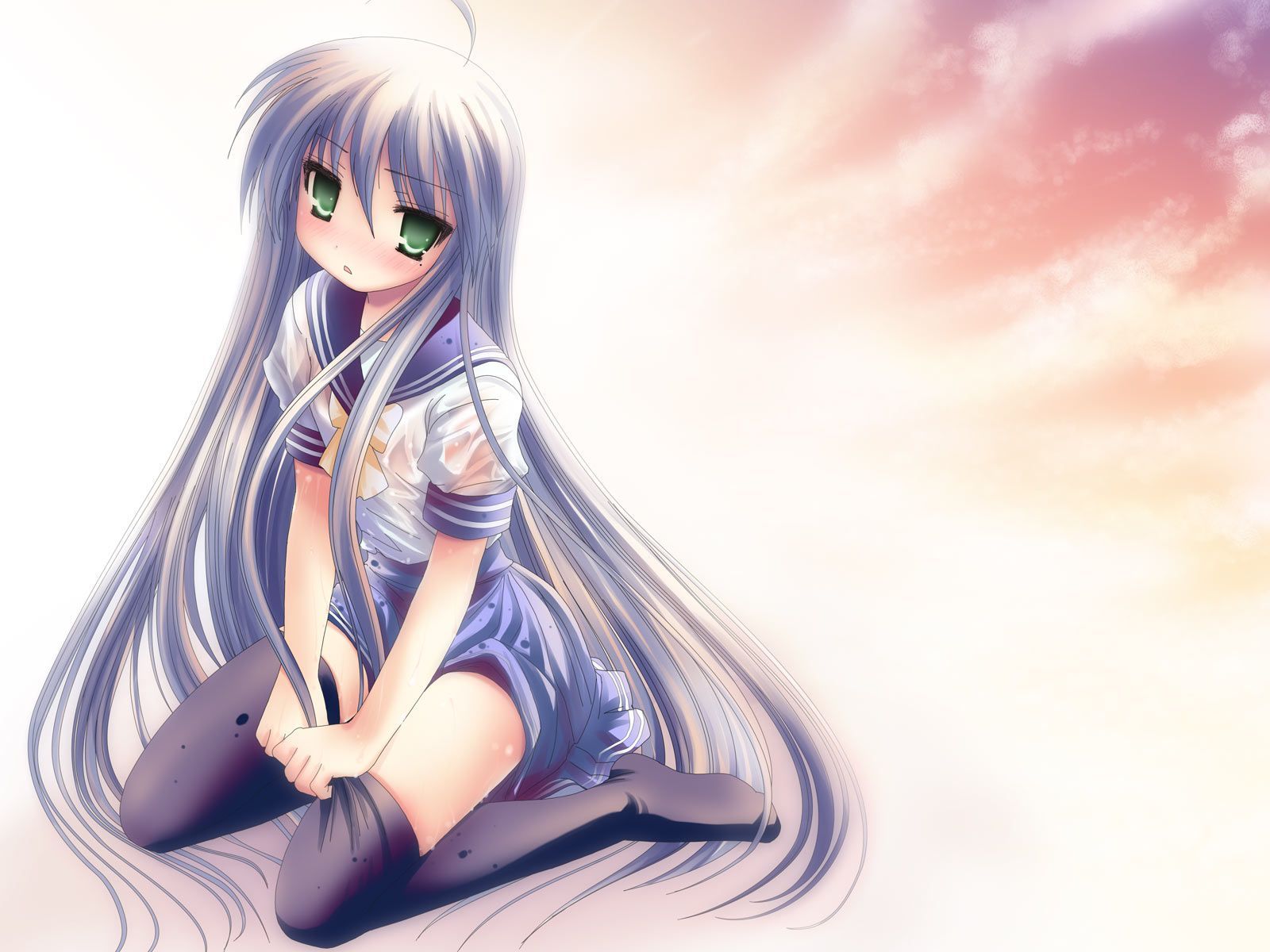 Cute Anime Girl Wallpaper For Android Apk Download - Cute Anime Girl Background , HD Wallpaper & Backgrounds