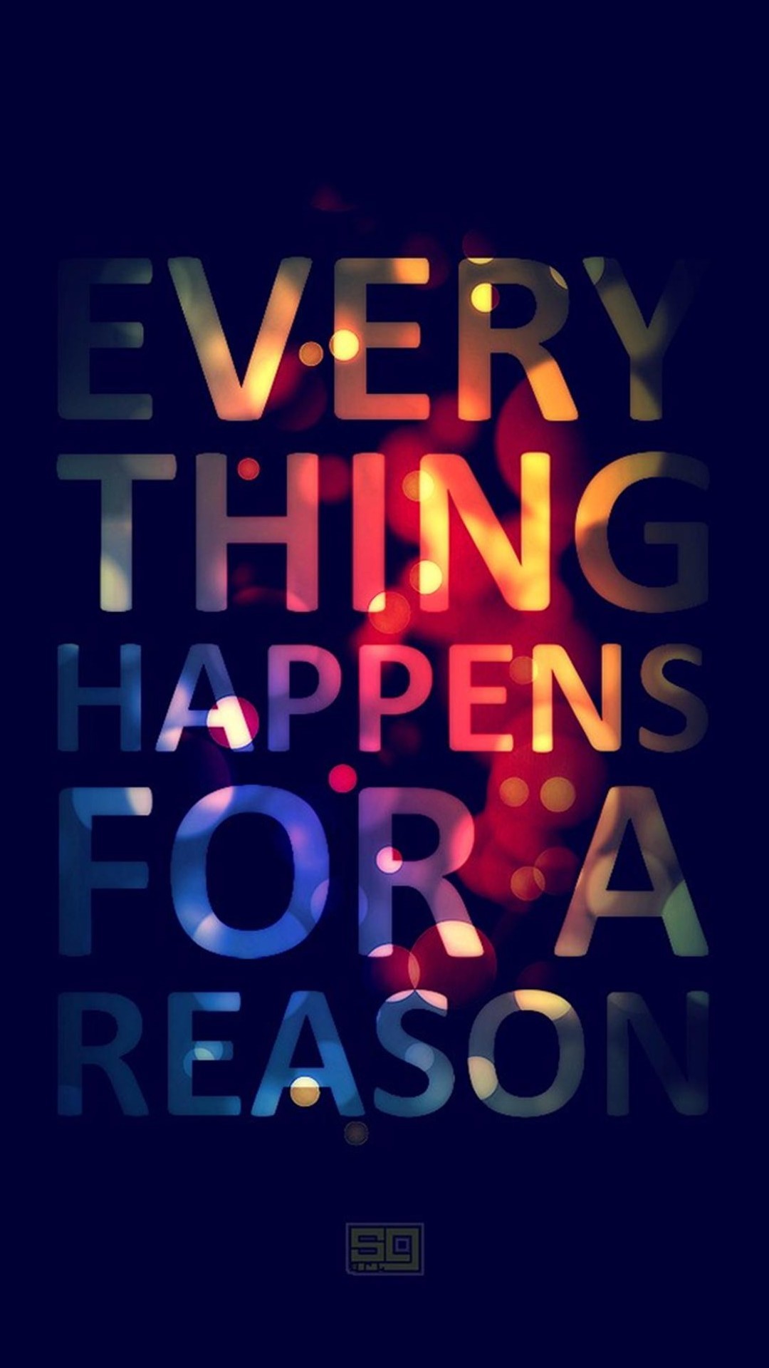Colorful Text Design Iphone 5 Wallpaper Ilikewallpaper - Positive Wallpaper For Mobile , HD Wallpaper & Backgrounds