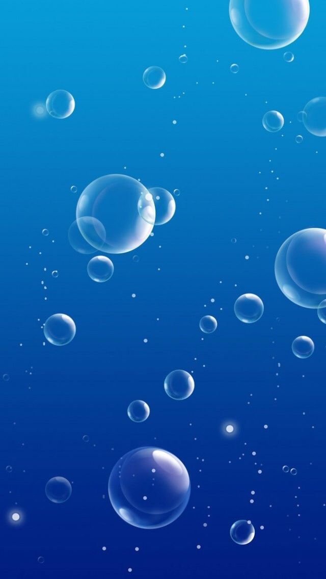 Bubble Wallpaper Blue Bubble Iphone 5s Wallpaper Iphone - Water Bubble , HD Wallpaper & Backgrounds
