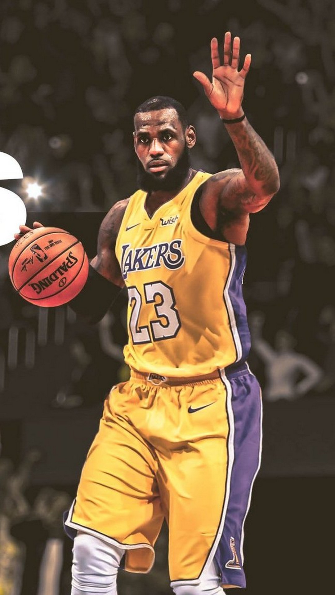 Mobile Wallpapers Lebron James Lakers With High-resolution - Lebron James Silicone Wristband , HD Wallpaper & Backgrounds