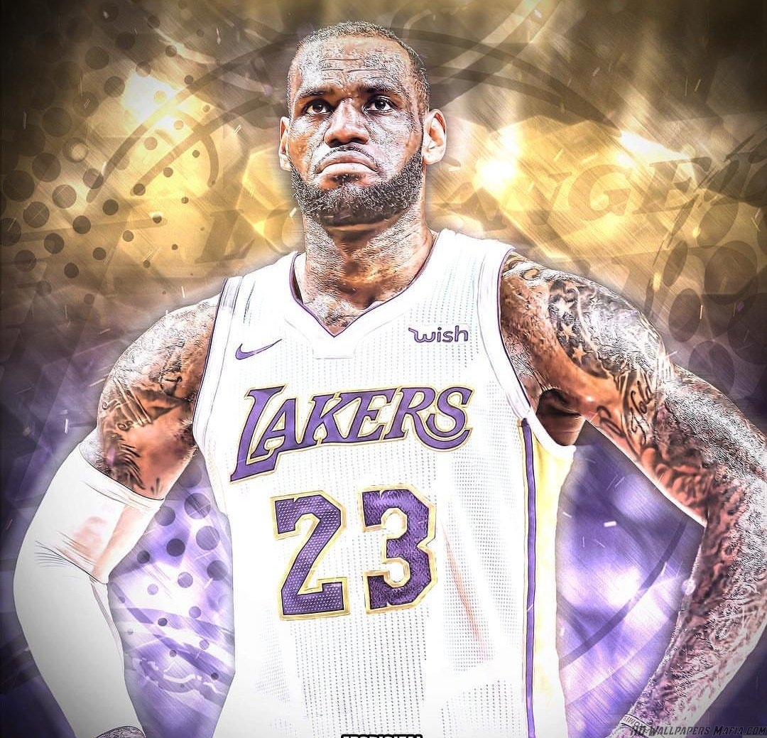 Lebron James Lakers Wallpaper - Logos And Uniforms Of The Los Angeles Lakers , HD Wallpaper & Backgrounds