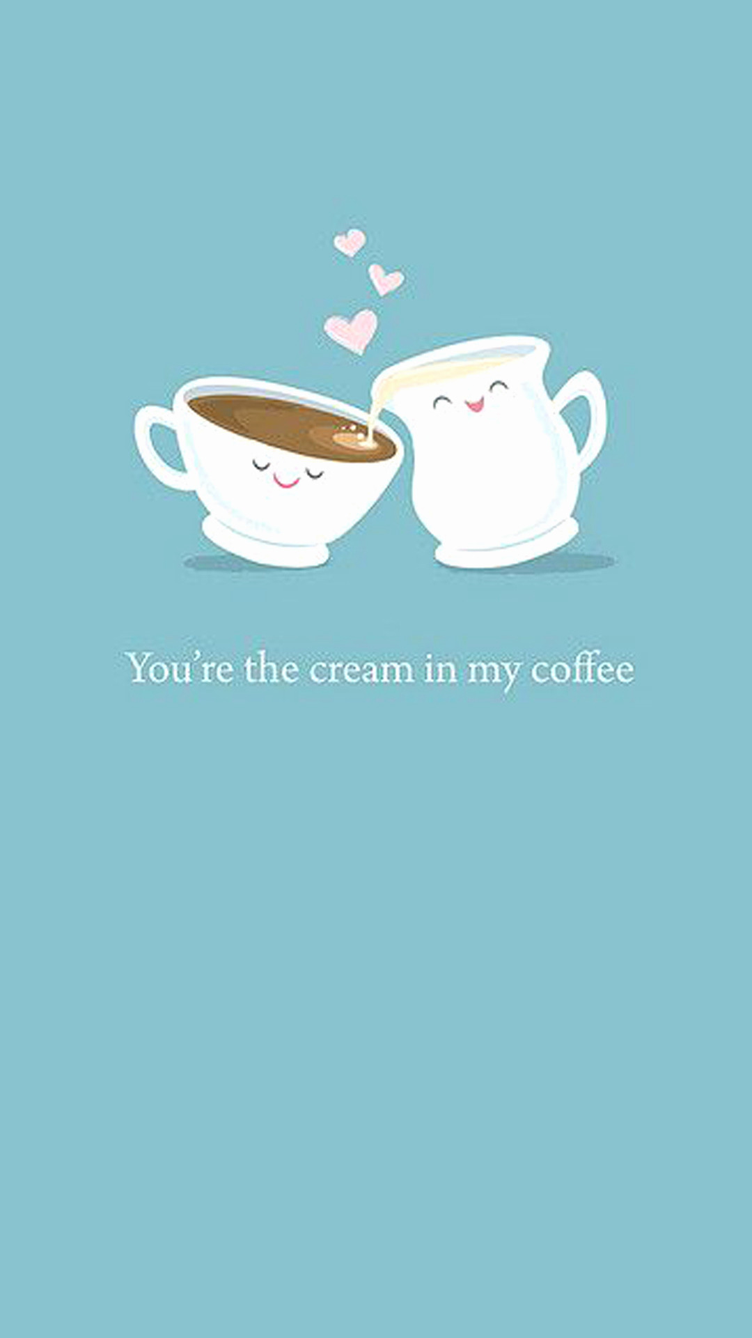 Cute Iphone Wallpapers - Cup Of Coffee Love Quotes , HD Wallpaper & Backgrounds