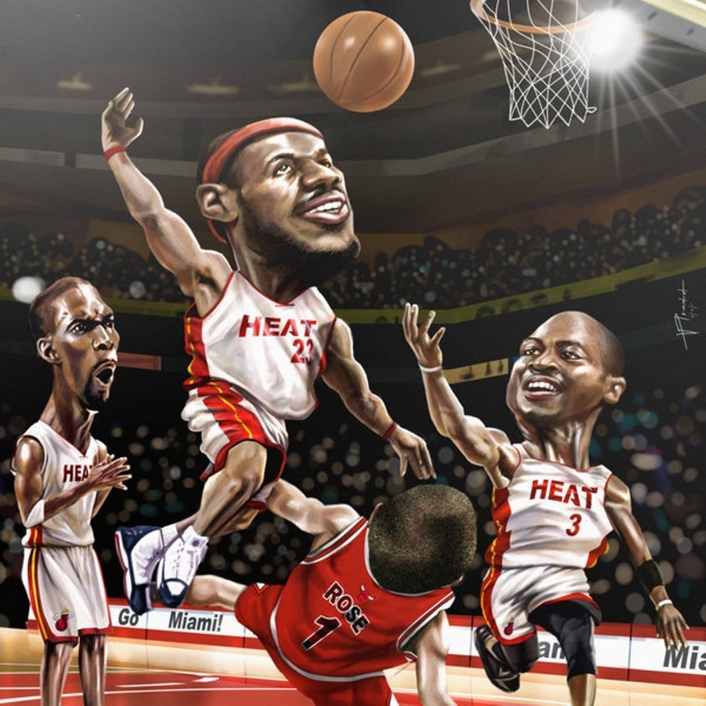 Free Download Lebron James Wallpaper For Ipad 2 & Ipad - Lebron James And Dwyane Wade Cavs , HD Wallpaper & Backgrounds