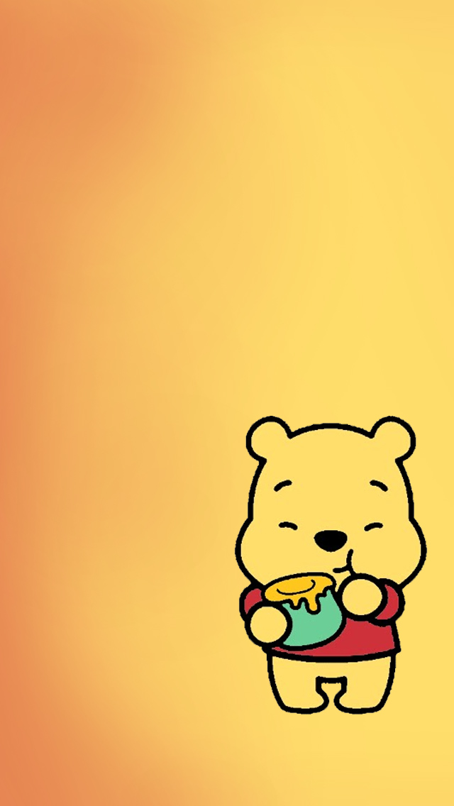 Cute Iphone Wallpapers-10 - Cute Winnie The Pooh Coloring Pages , HD Wallpaper & Backgrounds