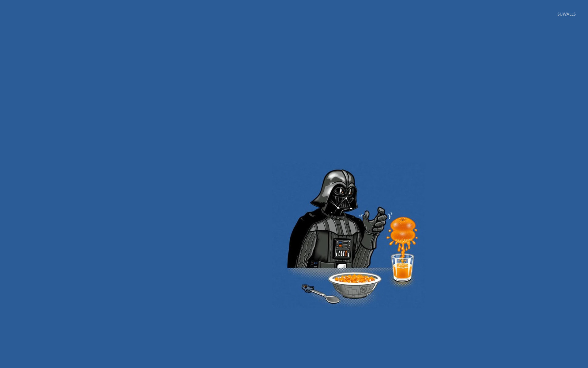 Darth Vader Making Orange Juice Wallpaper - Darth Vader , HD Wallpaper & Backgrounds