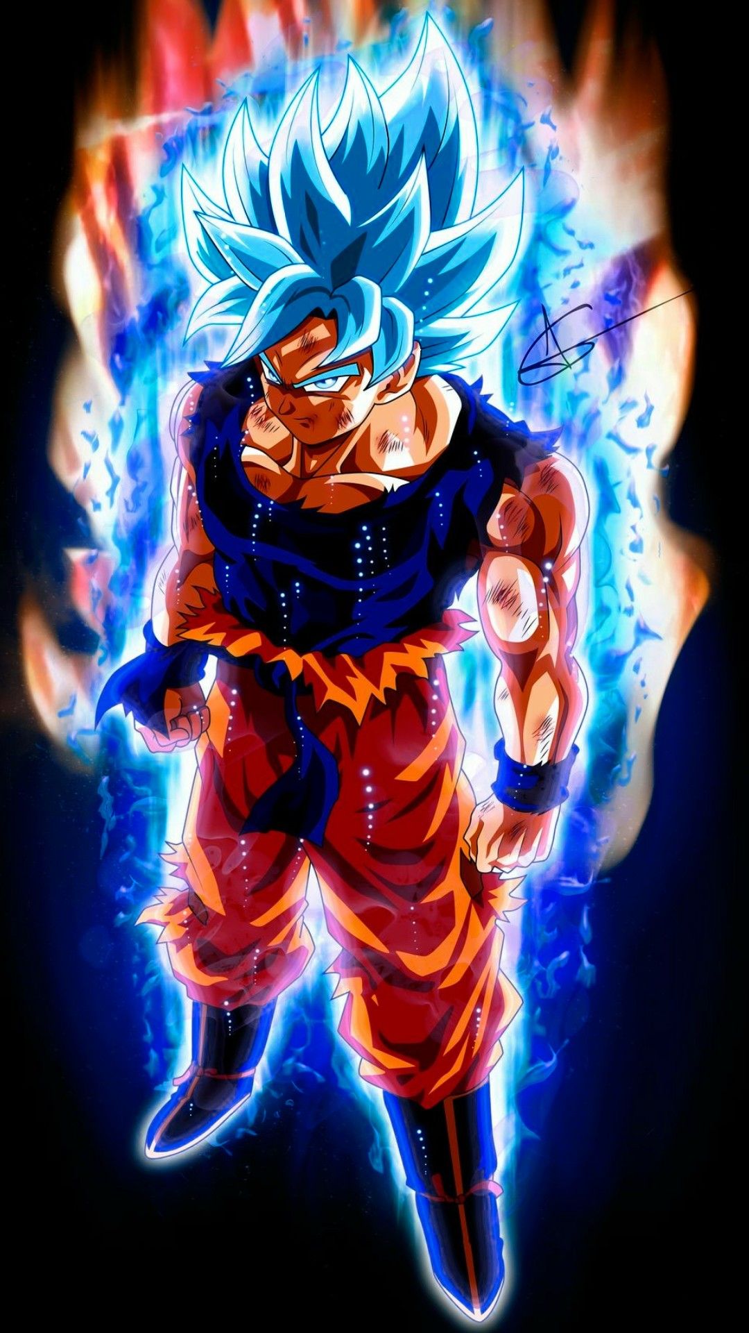 I Personally Recommend This As A Phone Wallpaper Because - Ssj Blue Ultra Instinct , HD Wallpaper & Backgrounds
