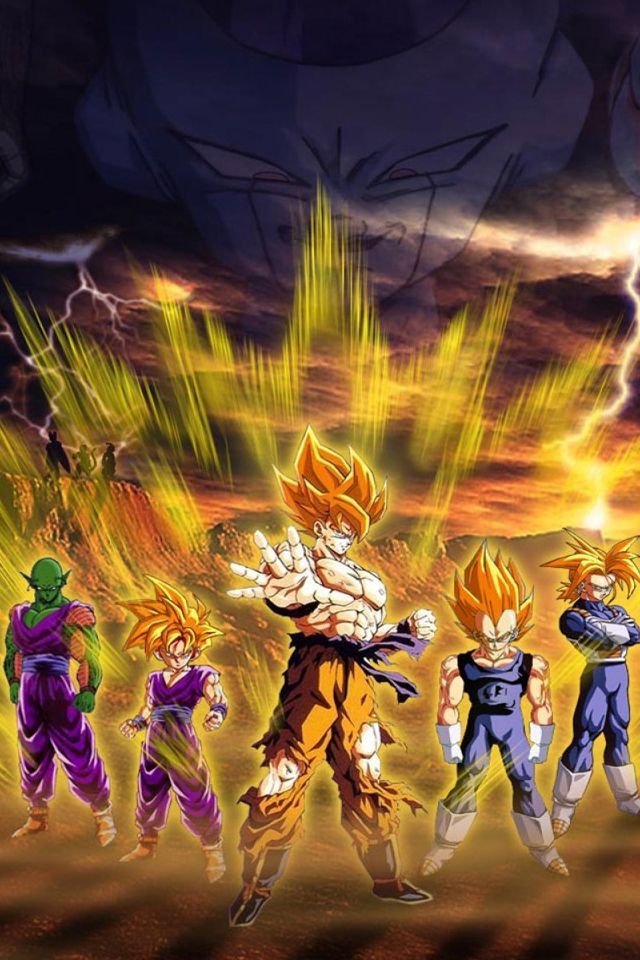 Dbz Wallpaper Vegeta Group 640 1136 Dragon Ball Z Iphone