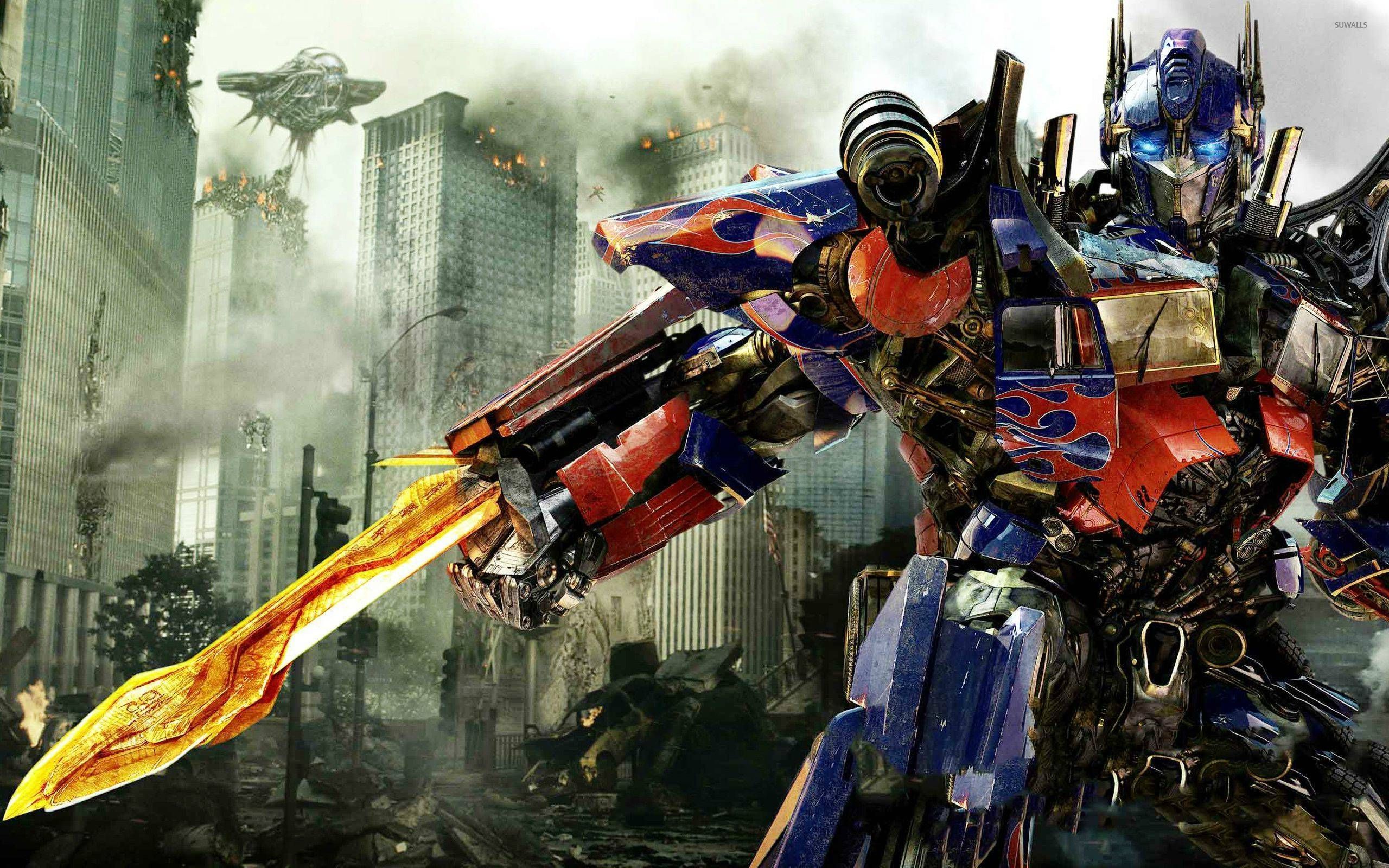 Optimus Prime - Transformers Wallpaper - Transformer The Last Knight Full Movie In Hindi , HD Wallpaper & Backgrounds