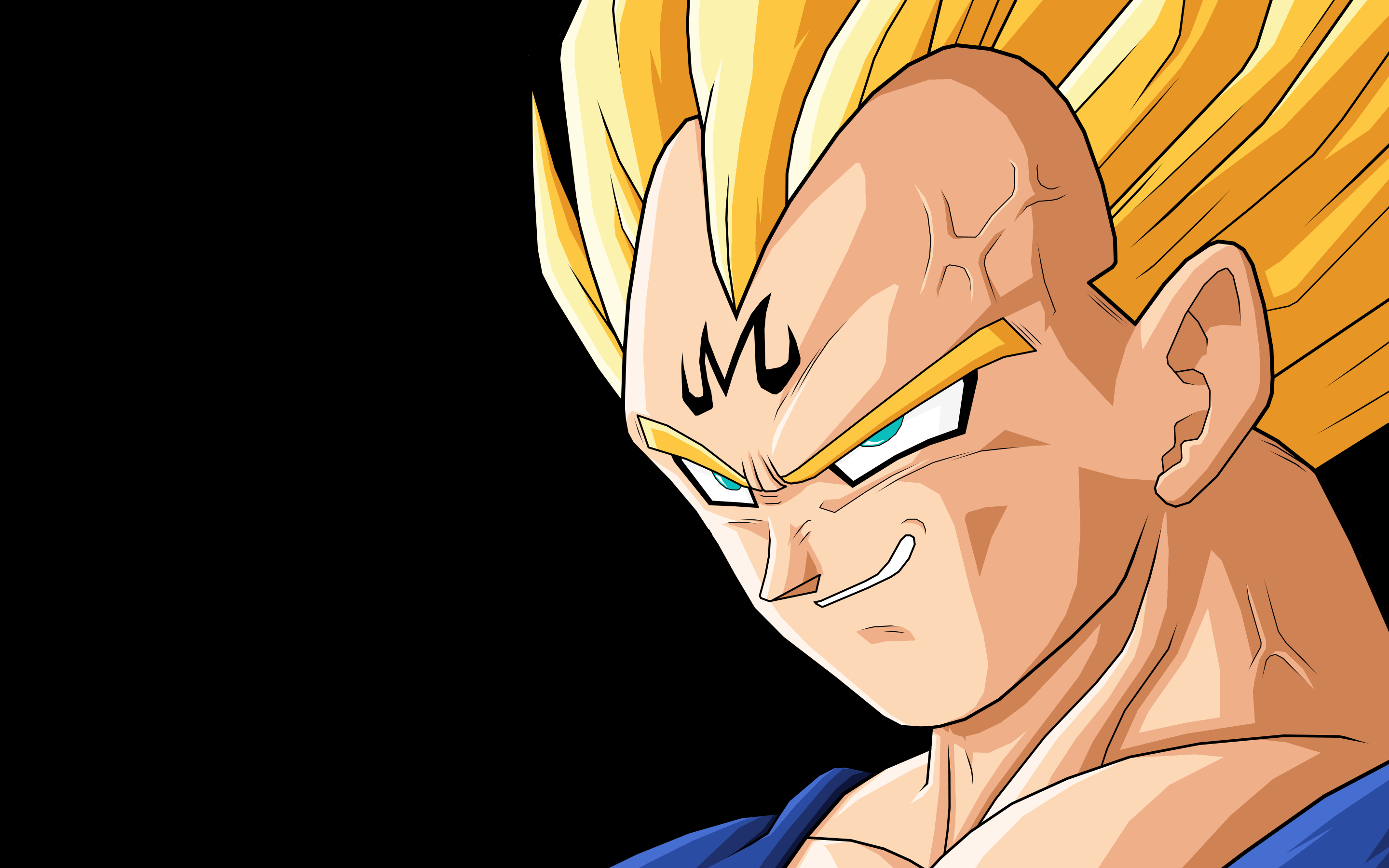 Dbz Wallpaper Vegeta - Majin Buu And Vegeta , HD Wallpaper & Backgrounds