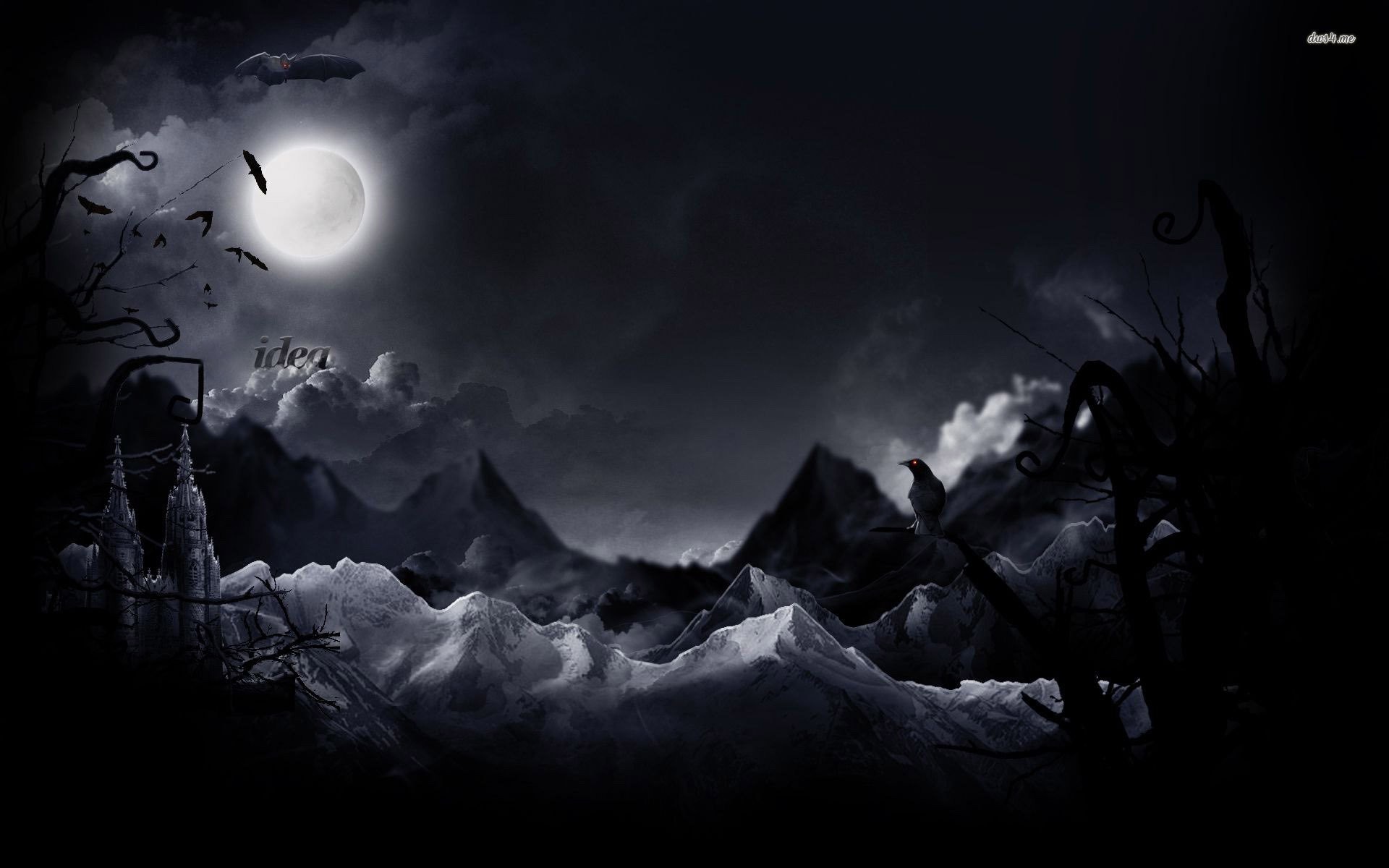 Best Dark Wallpapers Gallery - Moon Light Riddim , HD Wallpaper & Backgrounds