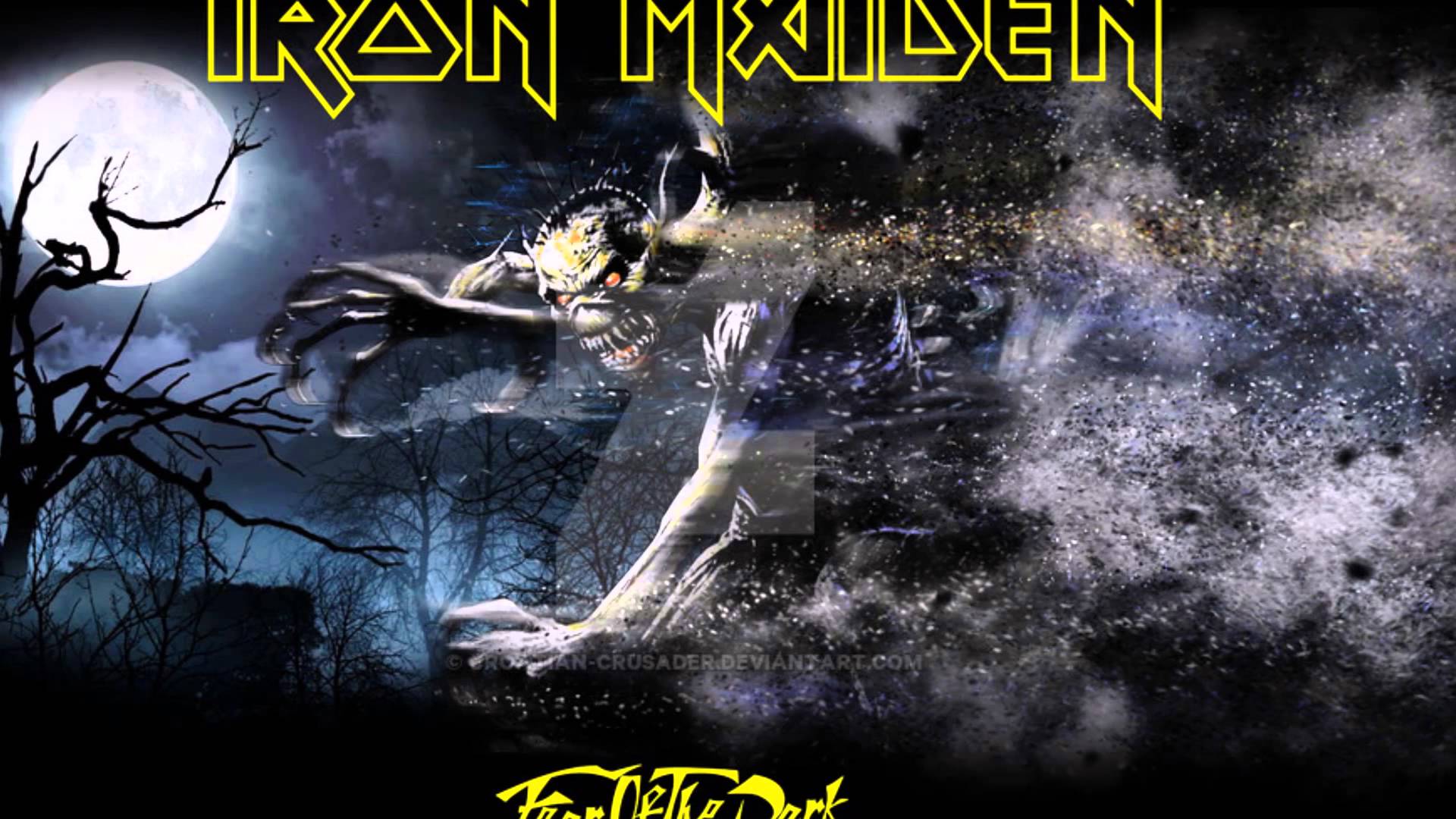 Iron Maiden Fear Of The Dark Wallpapers Photo On Wallpaper - Iron Maiden Hd Wallpaper 1920 , HD Wallpaper & Backgrounds