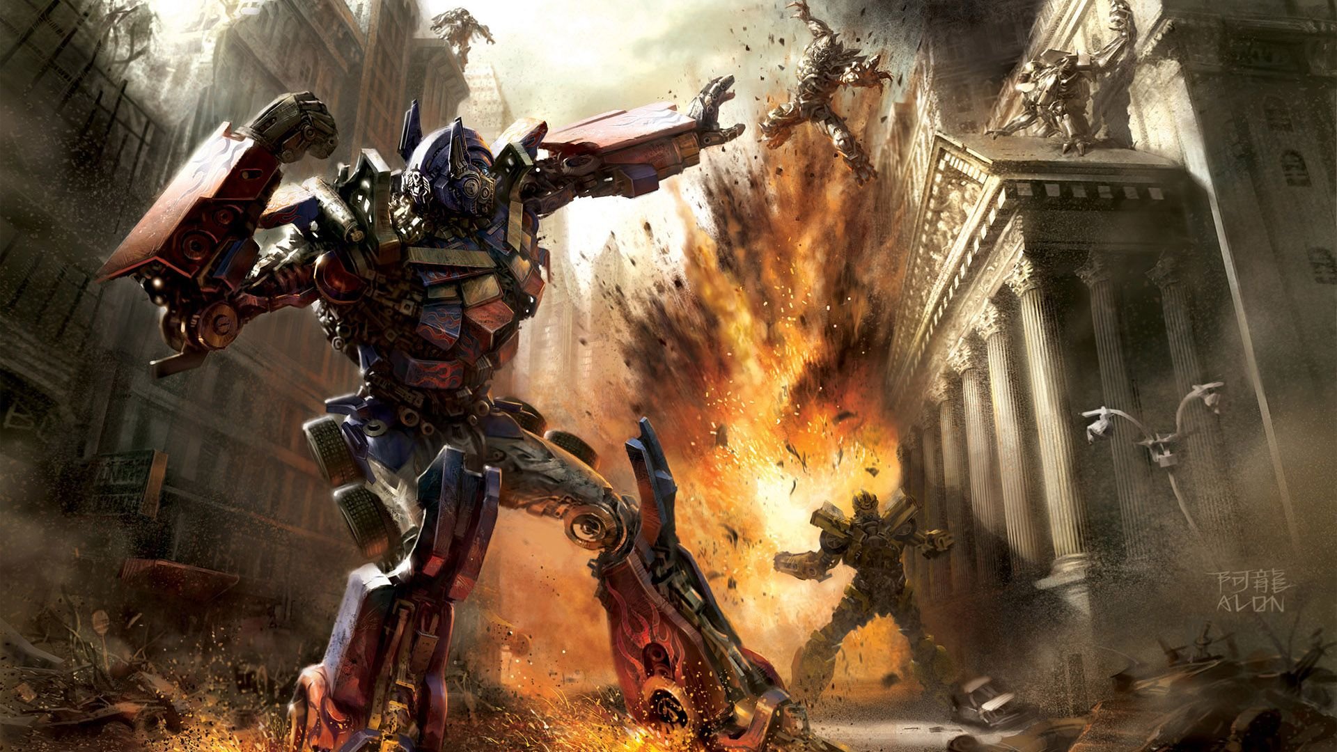 Best Transformers Wallpaper Id - Robot War , HD Wallpaper & Backgrounds