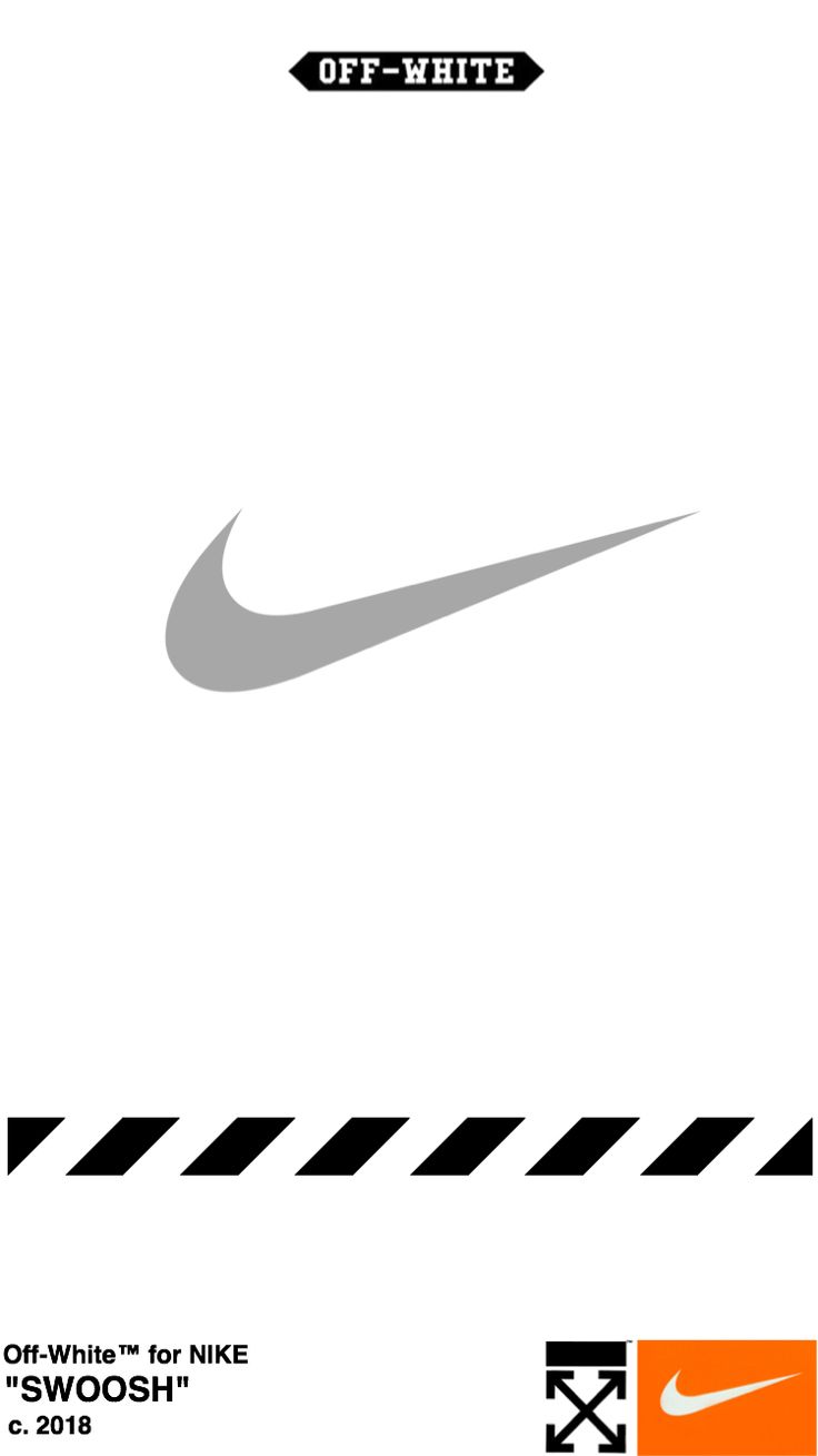 Off-white Iphone Wallpaper By Blckmvic - Off White Nike Background , HD Wallpaper & Backgrounds