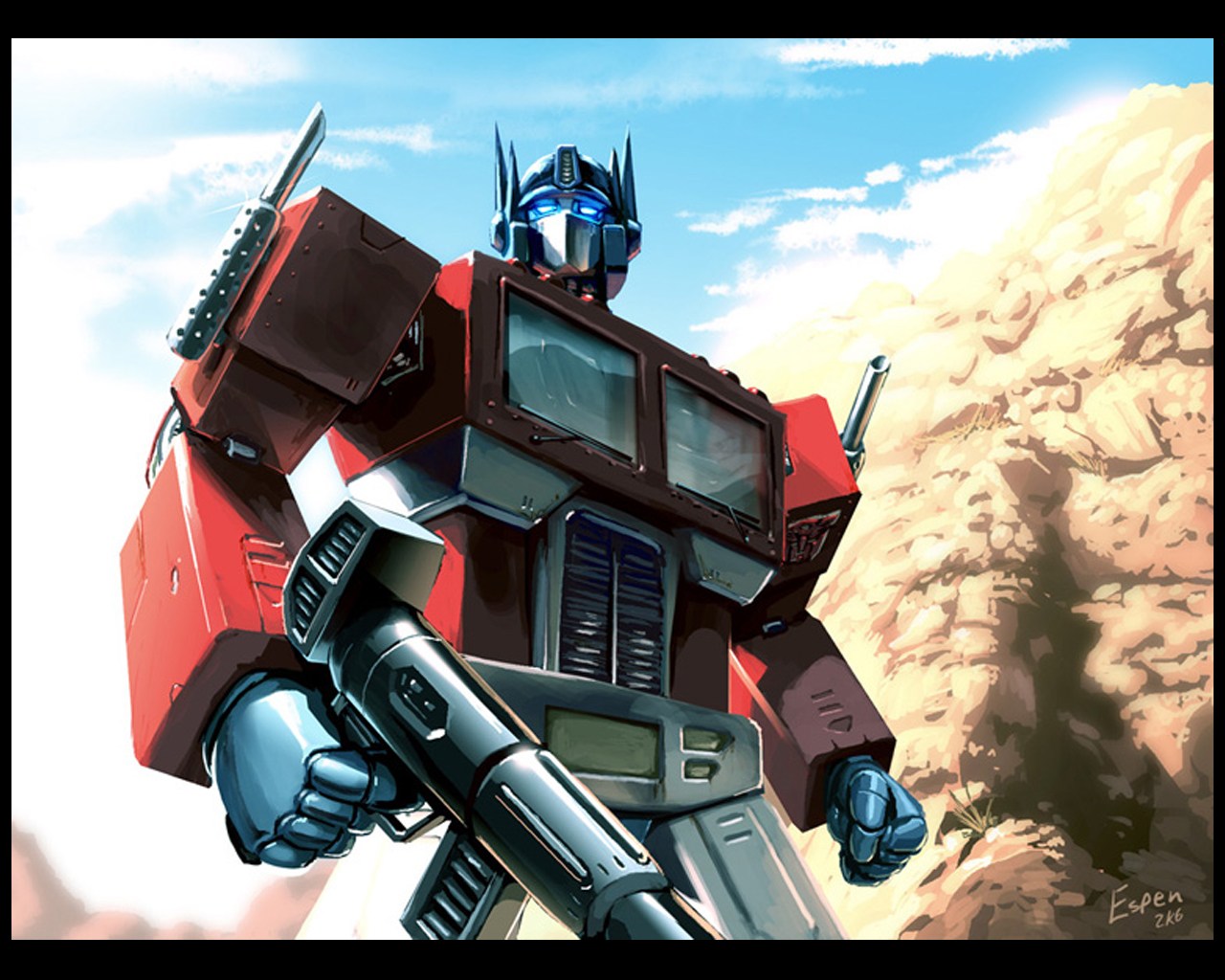 Optimus Prime / Transformers - Optimus Prime Wallpaper G1 , HD Wallpaper & Backgrounds