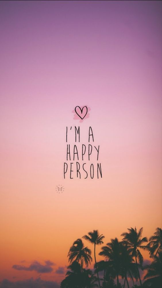 Lindo Wallpaper Para Celular Ios Phone Iphone Android - Am A Happy Person , HD Wallpaper & Backgrounds