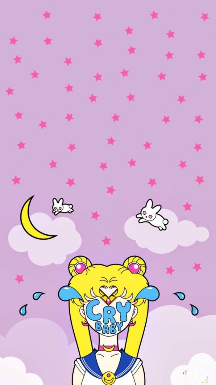 Kawaii Wallpaper Iphone - Sailor Moon Wallpaper For Iphone , HD Wallpaper & Backgrounds