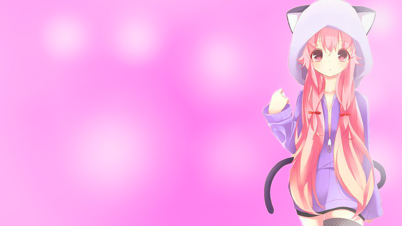 Kawaii Yuno Wallpaper - Appropriate Anime Cat Girl , HD Wallpaper & Backgrounds