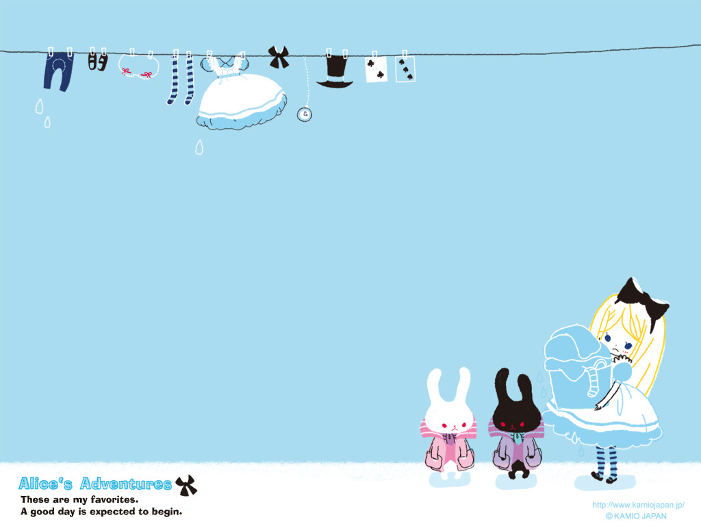 Cute Japanese Kawaii Wallpaper Desktop Background - Kawaii Alice In Wonderland , HD Wallpaper & Backgrounds