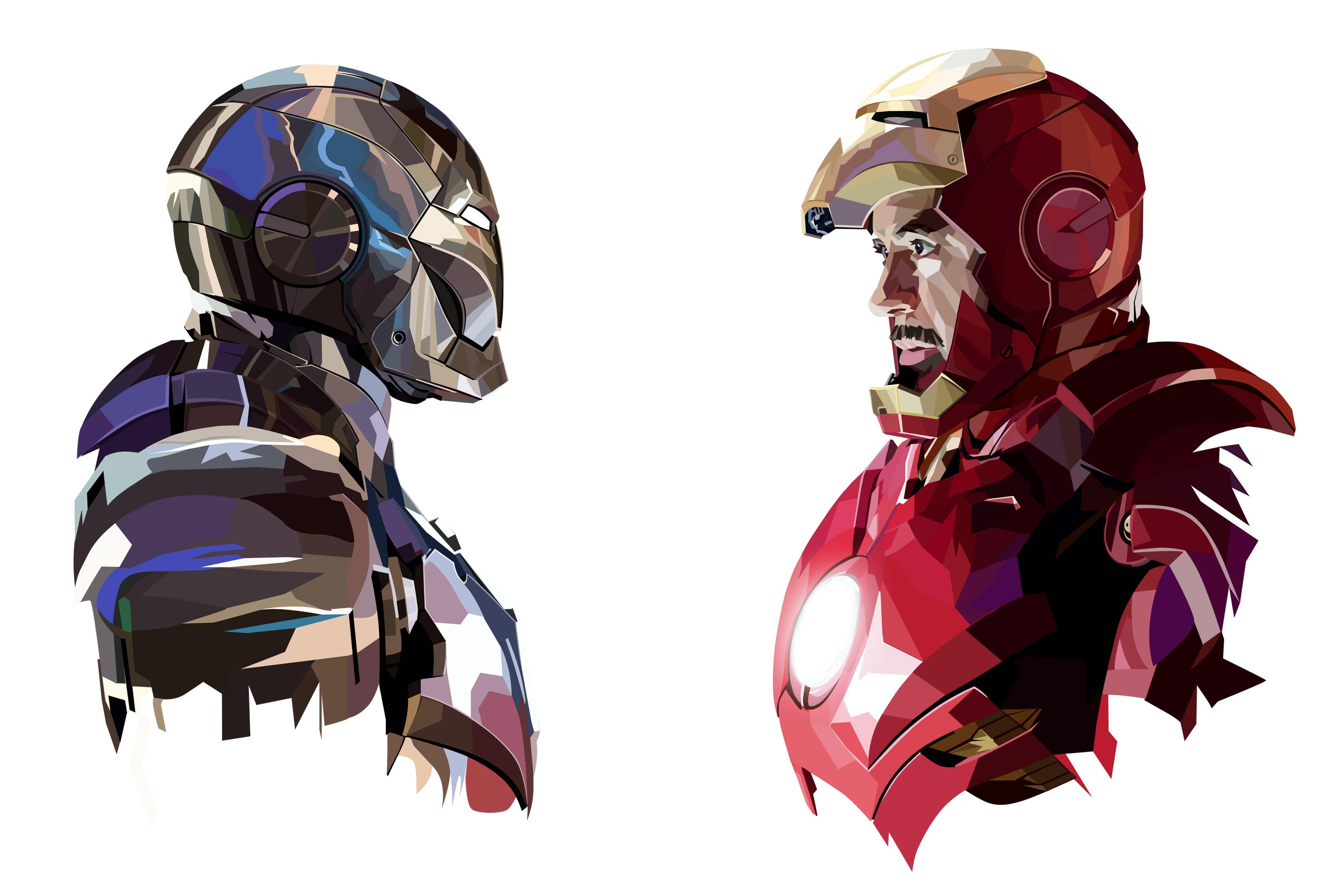 Iron Man Hd Wallpapers For Mobile - Iron Man Art Wallpaper Hd , HD Wallpaper & Backgrounds