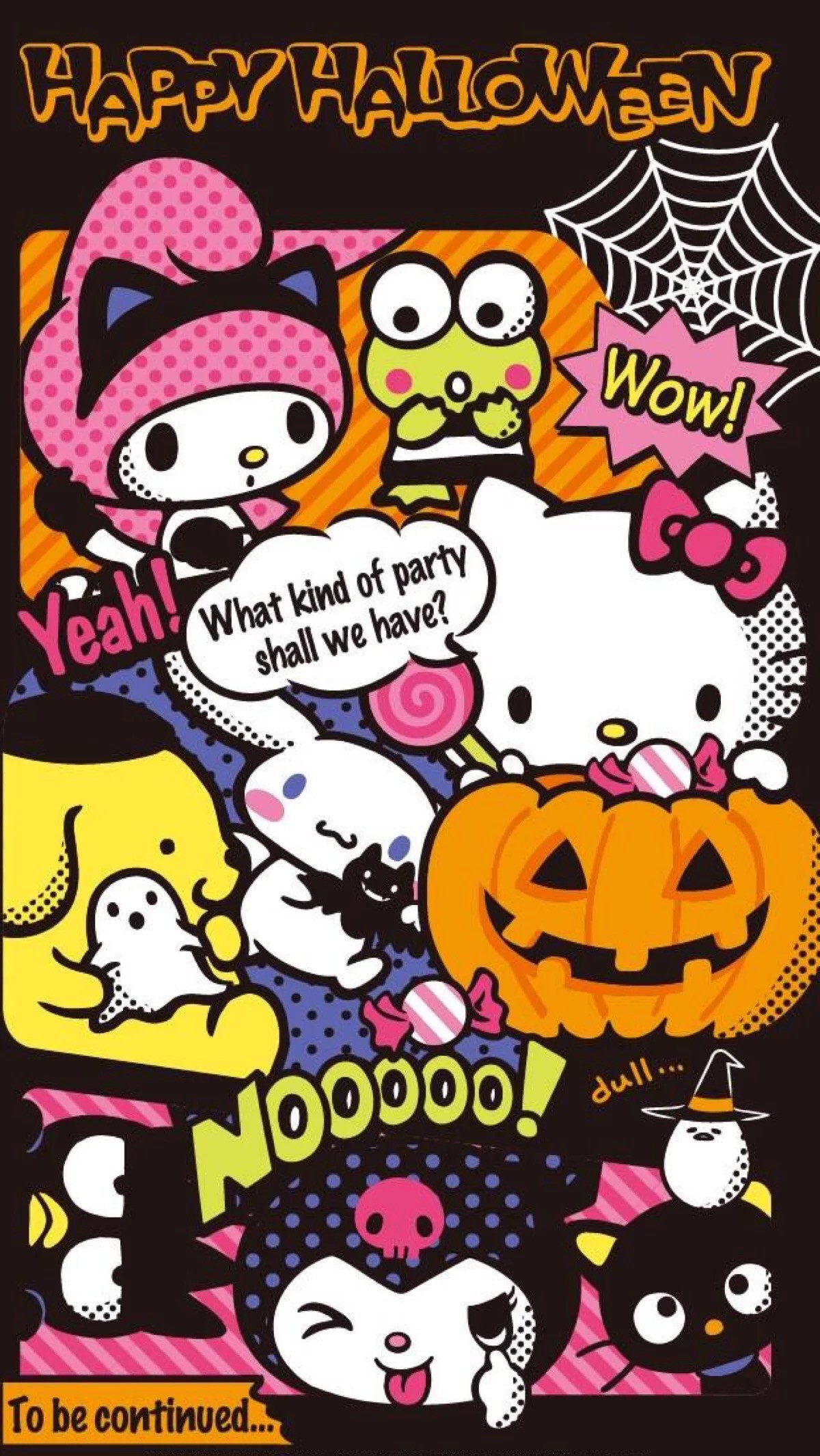 Kawaii Wallpaper, Hello Kitty Wallpaper, Iphone Wallpapers, - Halloween Sanrio , HD Wallpaper & Backgrounds