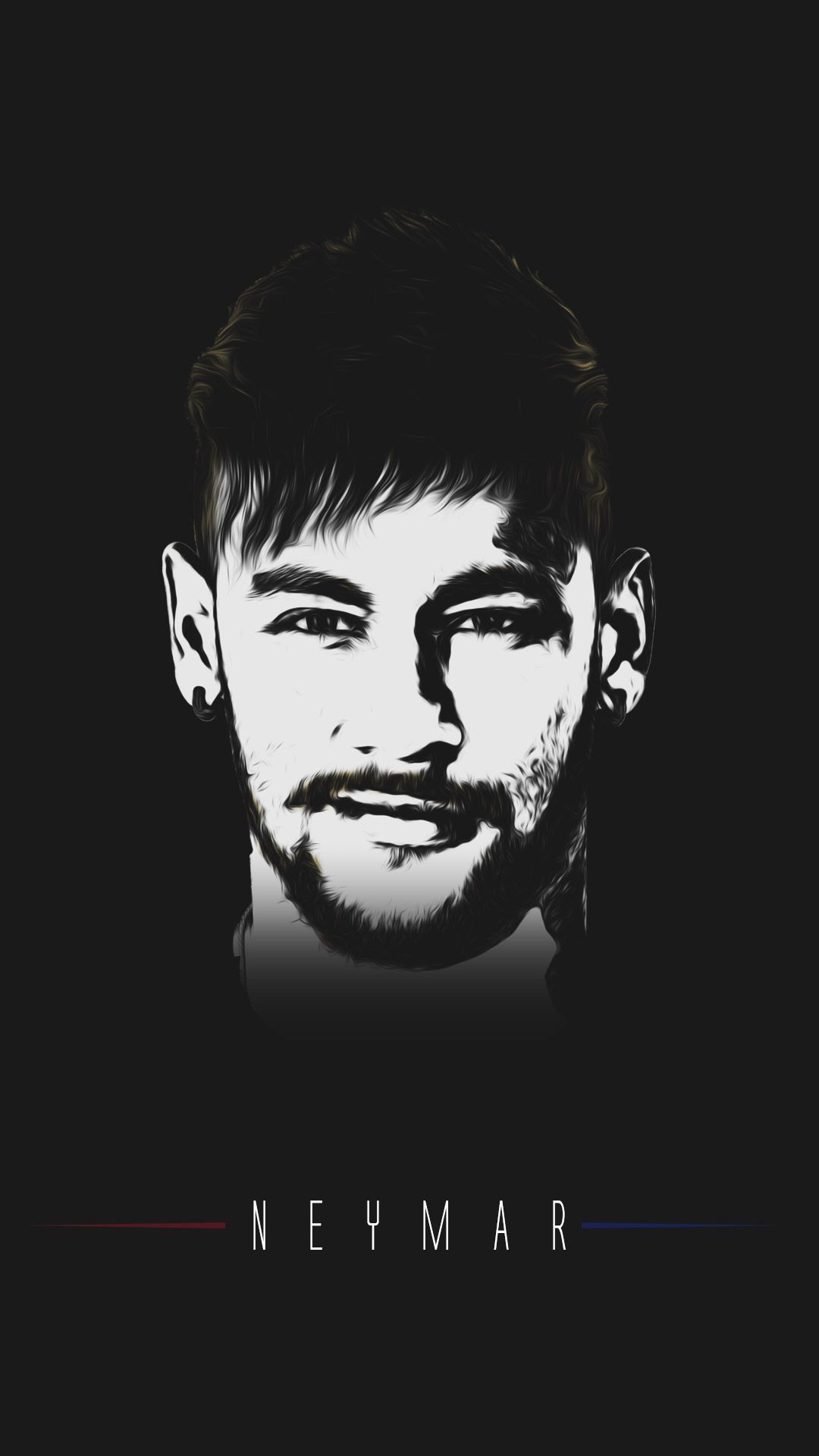 Neymar Wallpaper - Neymar Black And White , HD Wallpaper & Backgrounds