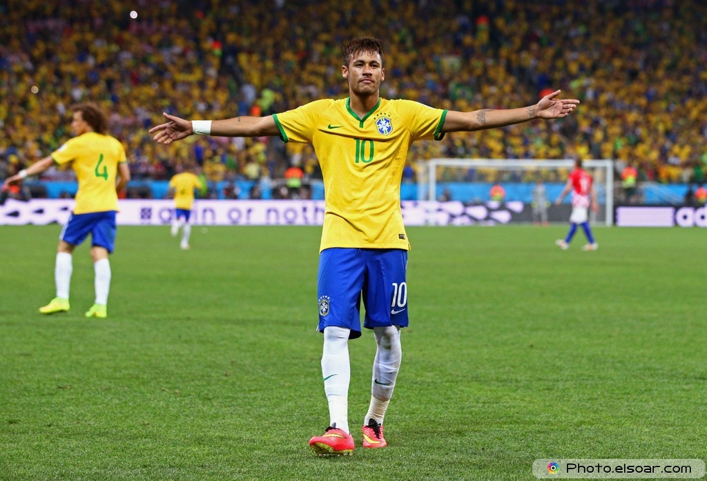 Neymar Brazil 2014 World Cup Photos Wallpapers N - Neymar Brazil National Team , HD Wallpaper & Backgrounds