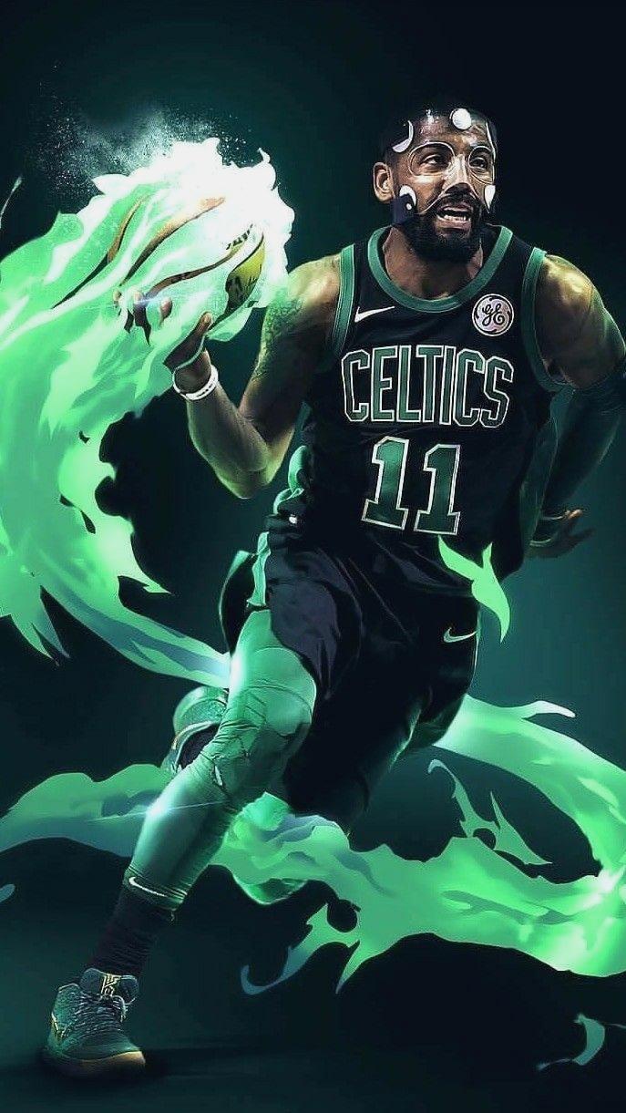 Kyrie Irving Wallpaper Boston Celtics - Kyrie Irving Wallpaper Celtics , HD Wallpaper & Backgrounds