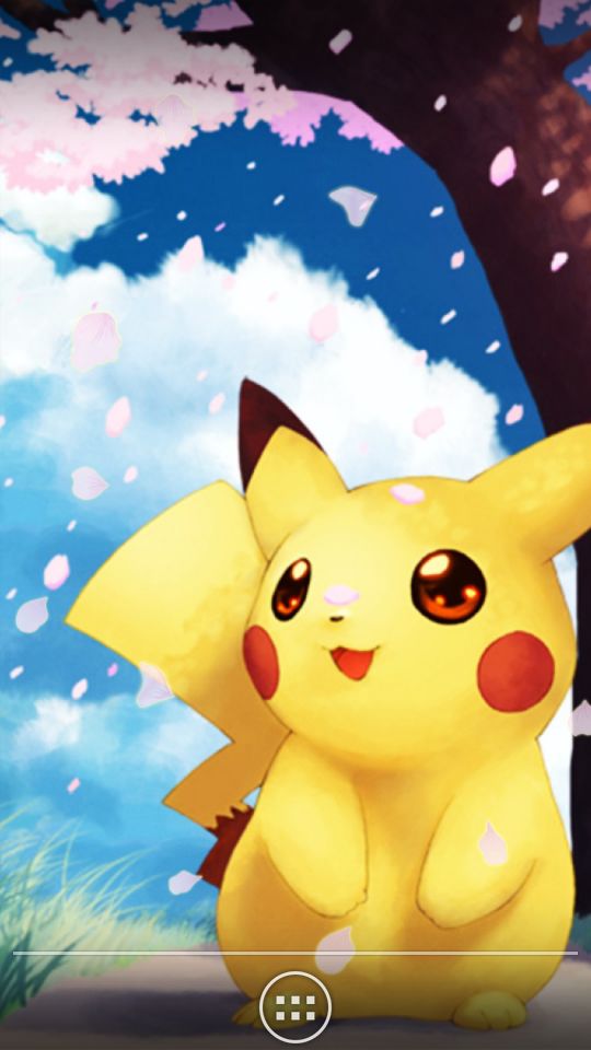 Download Pikachu Live Wallpaper Gallery - Cute Pikachu Phone Backgrounds , HD Wallpaper & Backgrounds