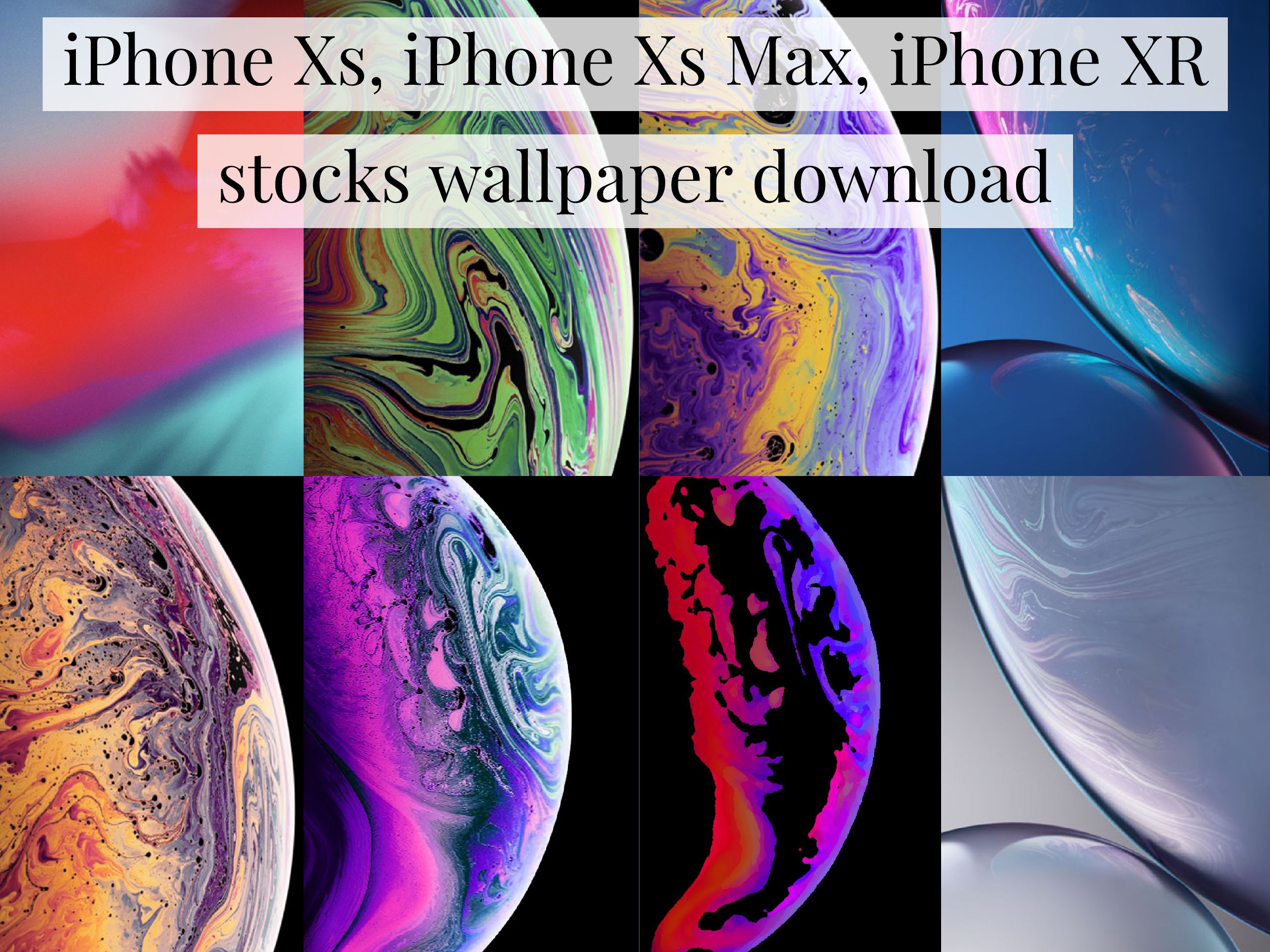 Iphone Xs, Iphone Xs Max And Iphone Xr Stock Wallpaper - Stock Wallpaper Iphone Xs , HD Wallpaper & Backgrounds