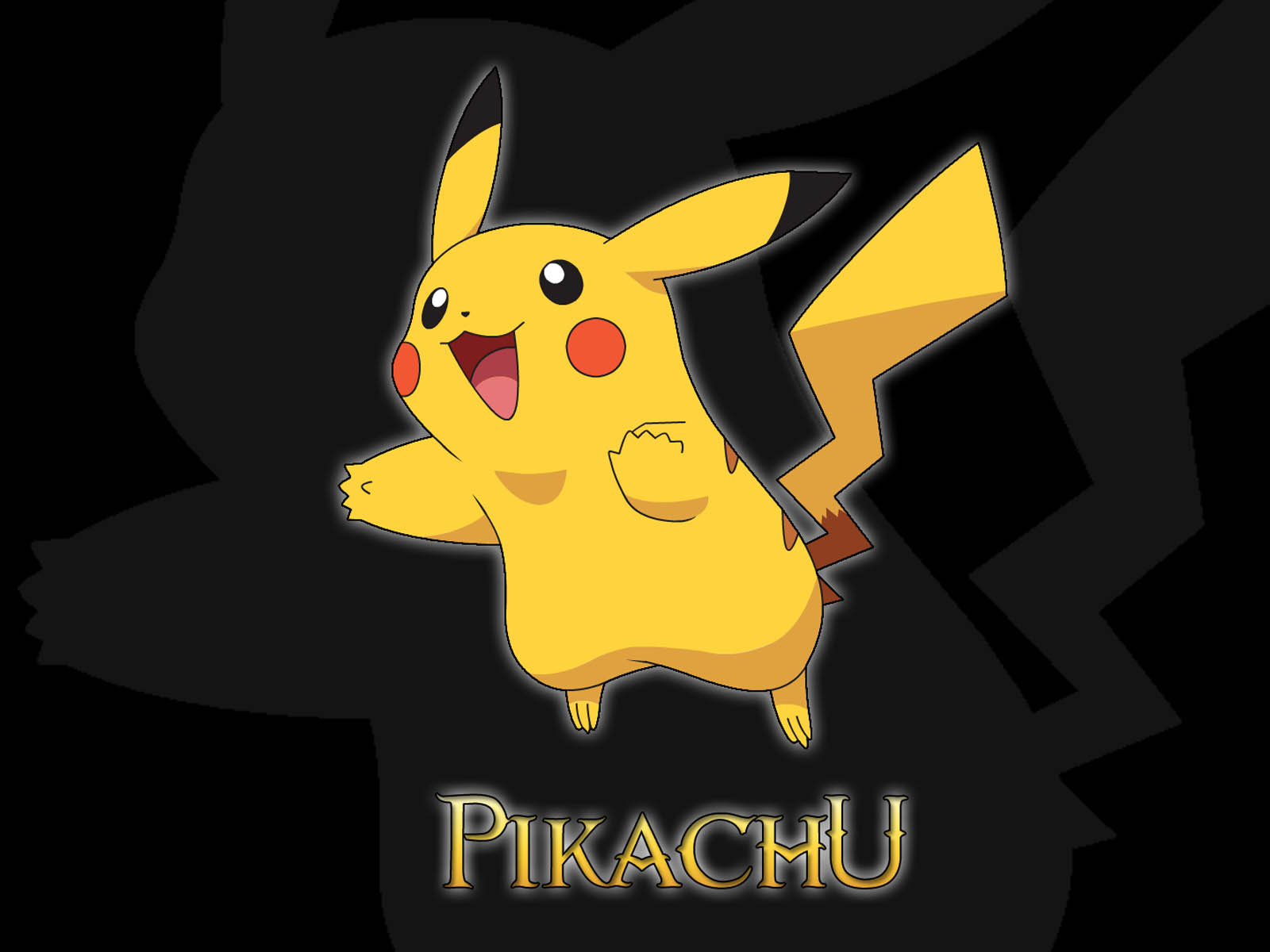 You Are Watching The Pikachu Pokemon Wallpapers, Pikachu - Pikachu Wallpaper In Black , HD Wallpaper & Backgrounds