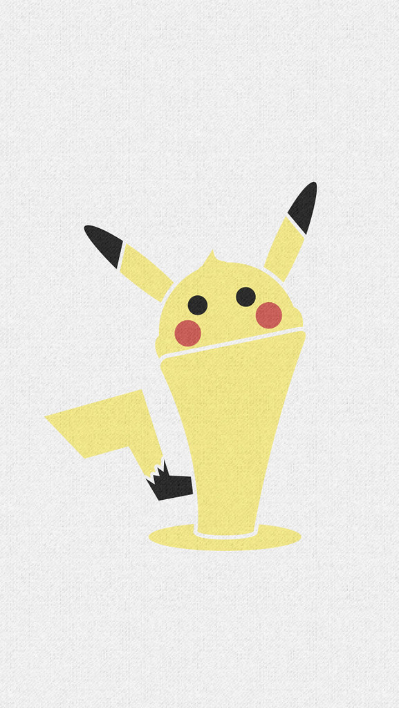 Theicecreamhero Pikachu Wallpaper, Iphone 5 - Cartoon , HD Wallpaper & Backgrounds