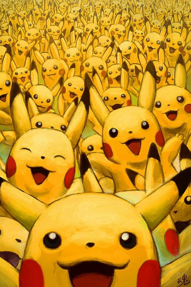 Drawn Pikachu Wallpaper - Live Pokemon Wallpaper Iphone , HD Wallpaper & Backgrounds