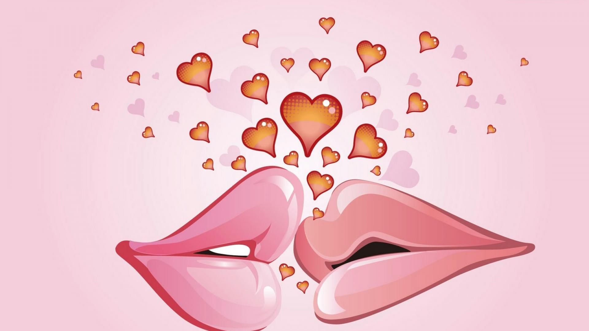 100% Quality Hd Images Collection Of Love - Animation Of Happy Kiss Day , HD Wallpaper & Backgrounds